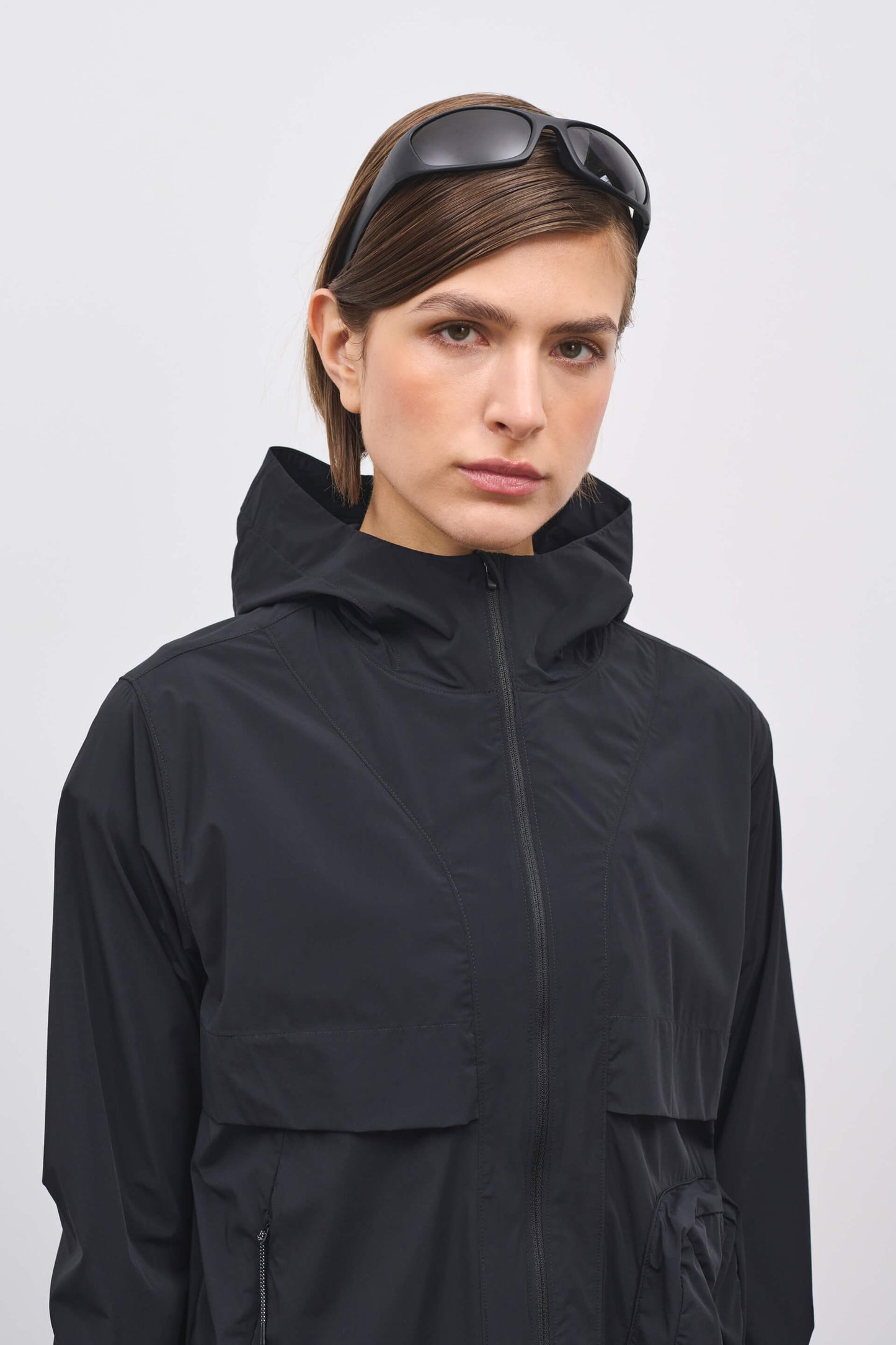 Literary Sport | Adrienne Womens Packable Running Jacket in Black