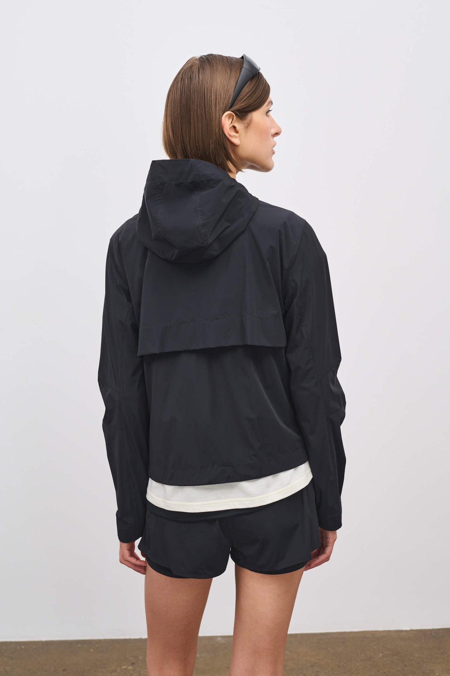 Literary Sport | Adrienne Womens Packable Running Jacket in Black