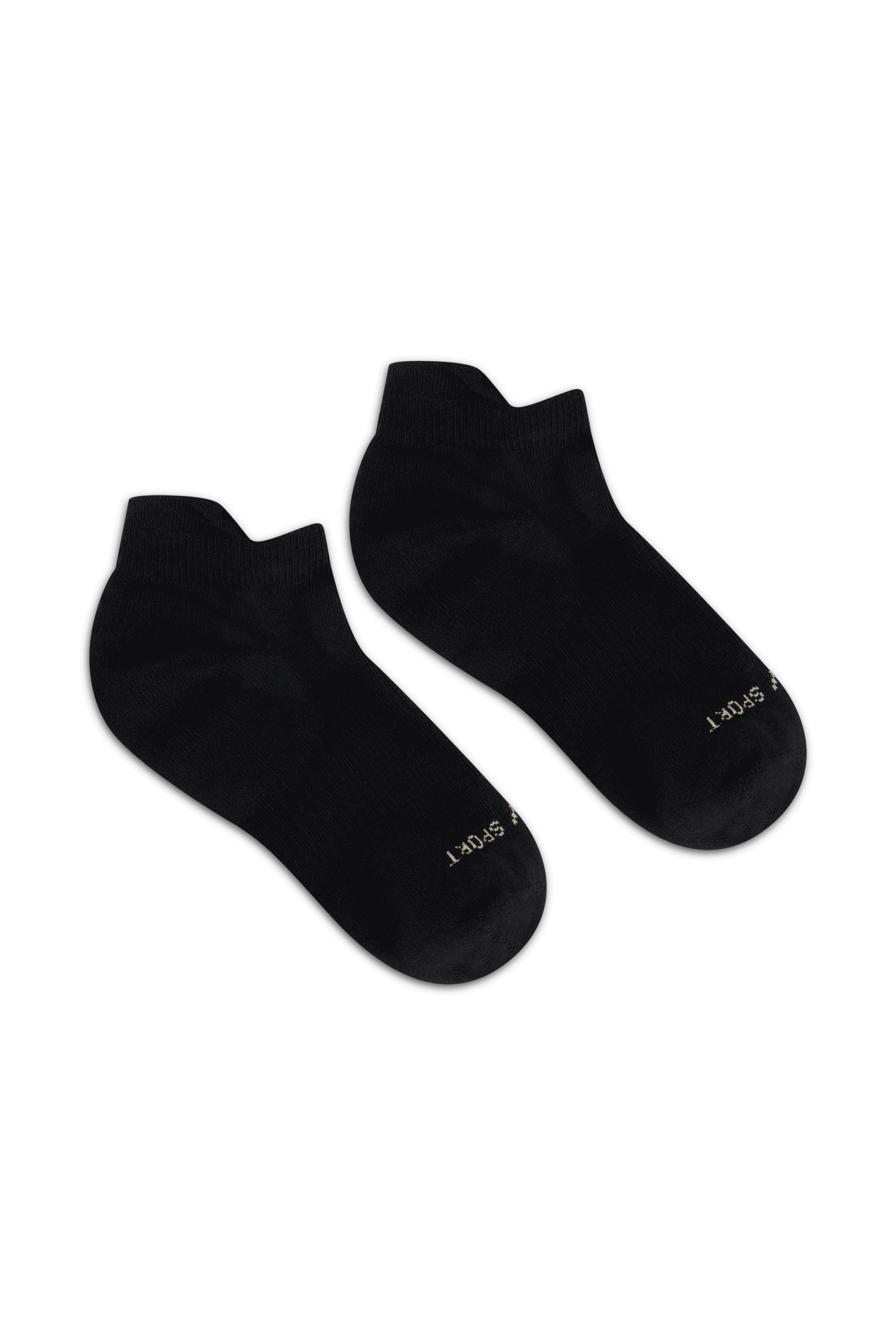 Literary Sport | Unisex Page Ankle Socks in Black