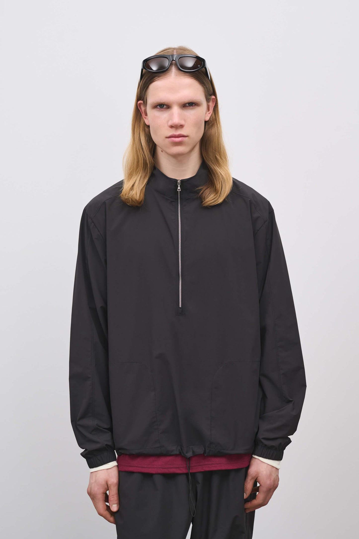 Literary Sport | Anton Half Zip in Black