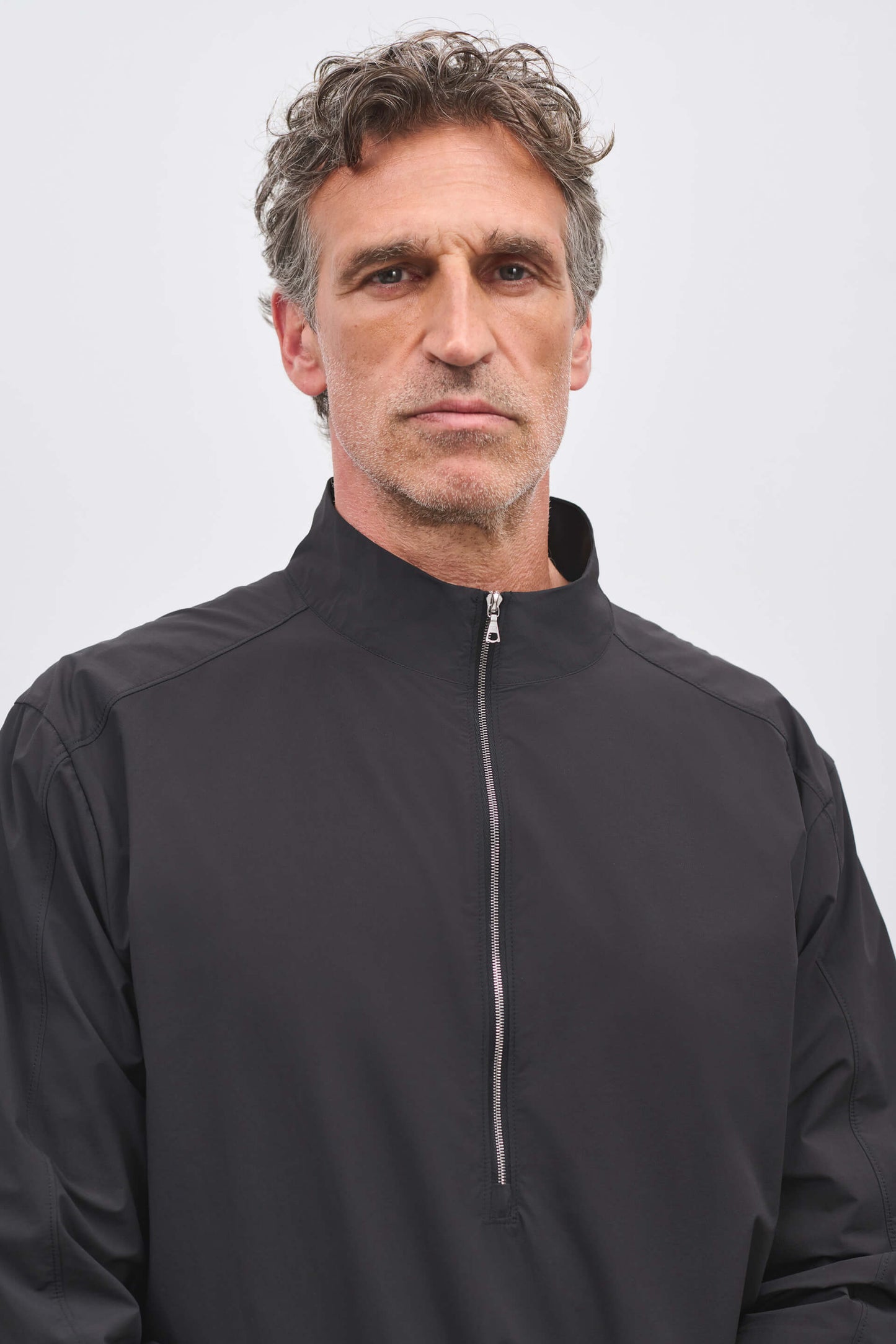 Literary Sport | Anton Half Zip in Black