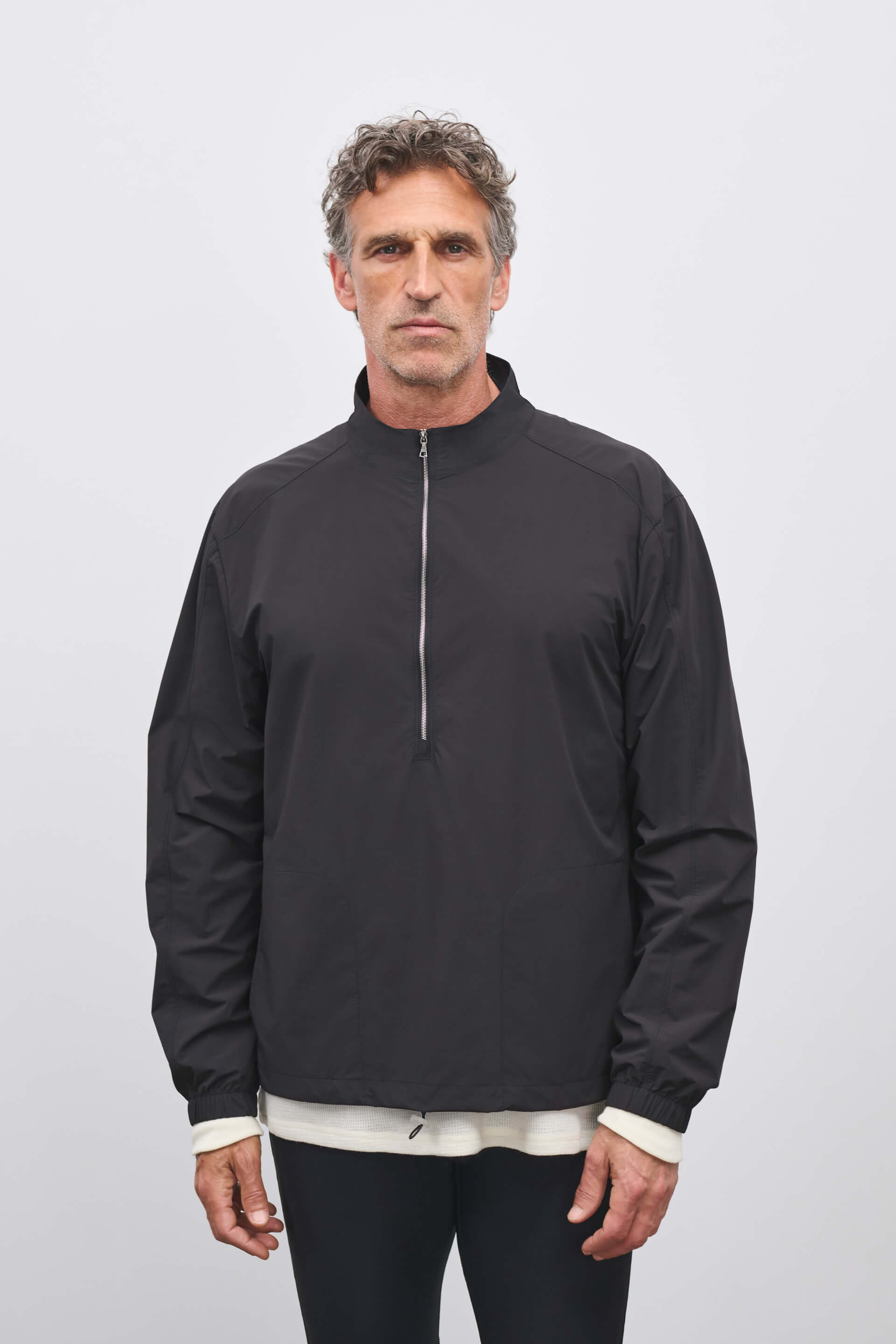Literary Sport | Anton Half Zip in Black