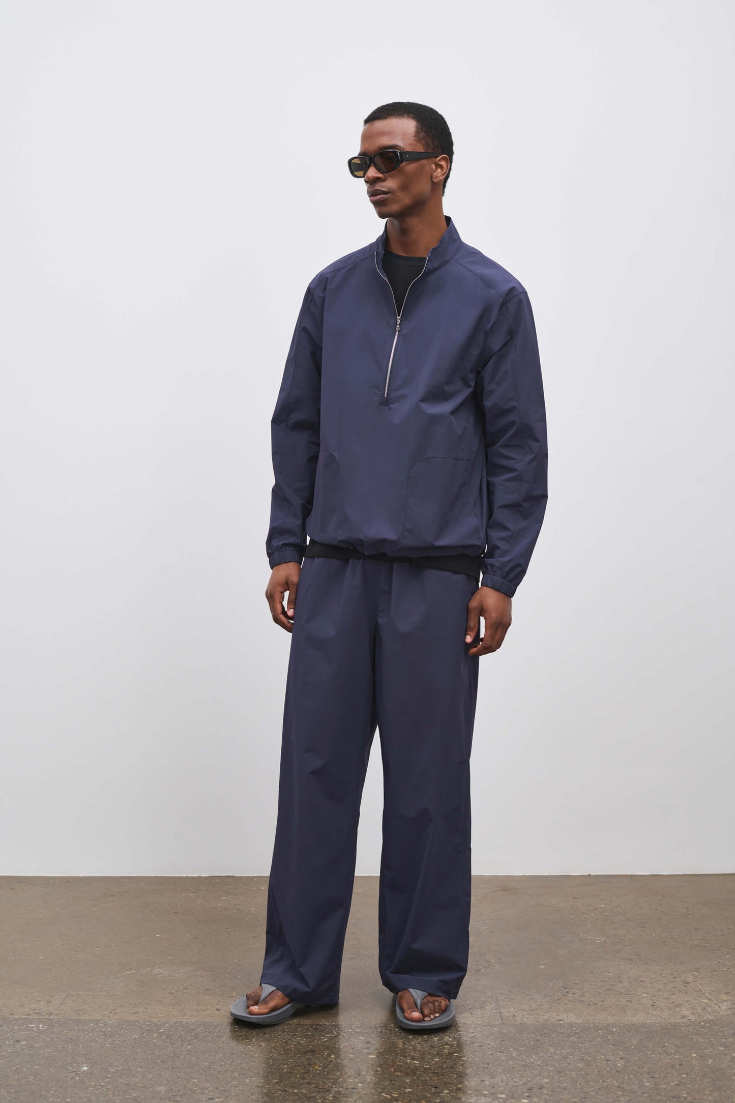 Literary Sport | Anton Half Zip in Navy