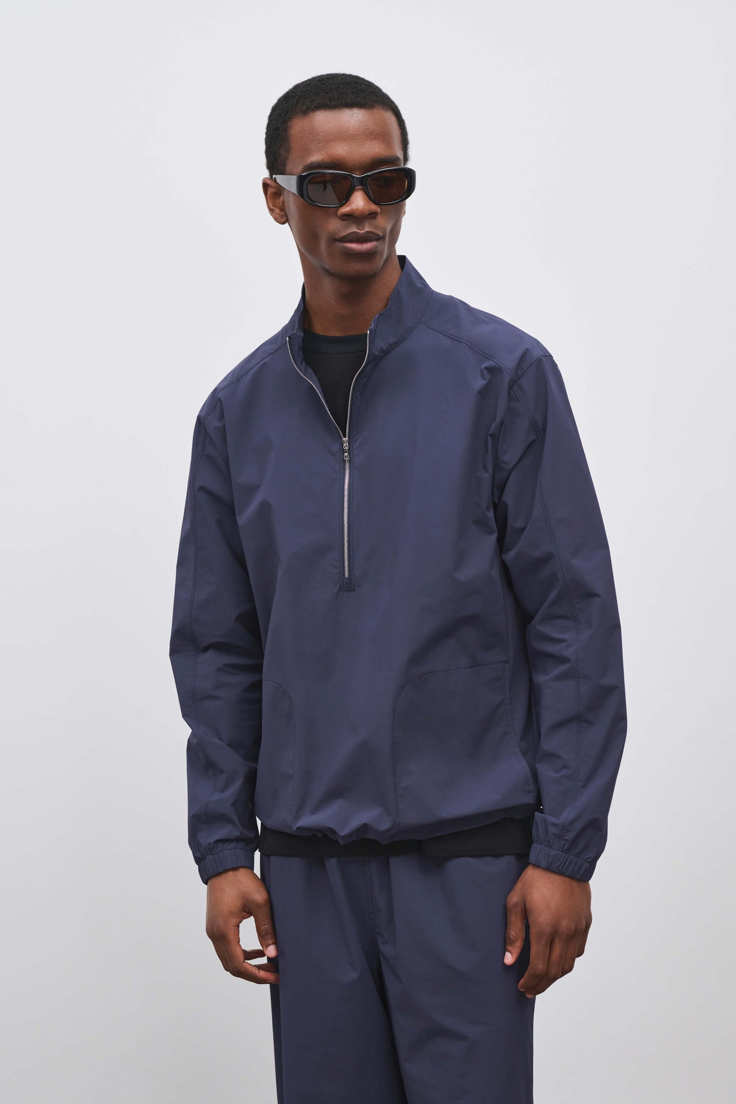 Literary Sport | Anton Half Zip in Navy