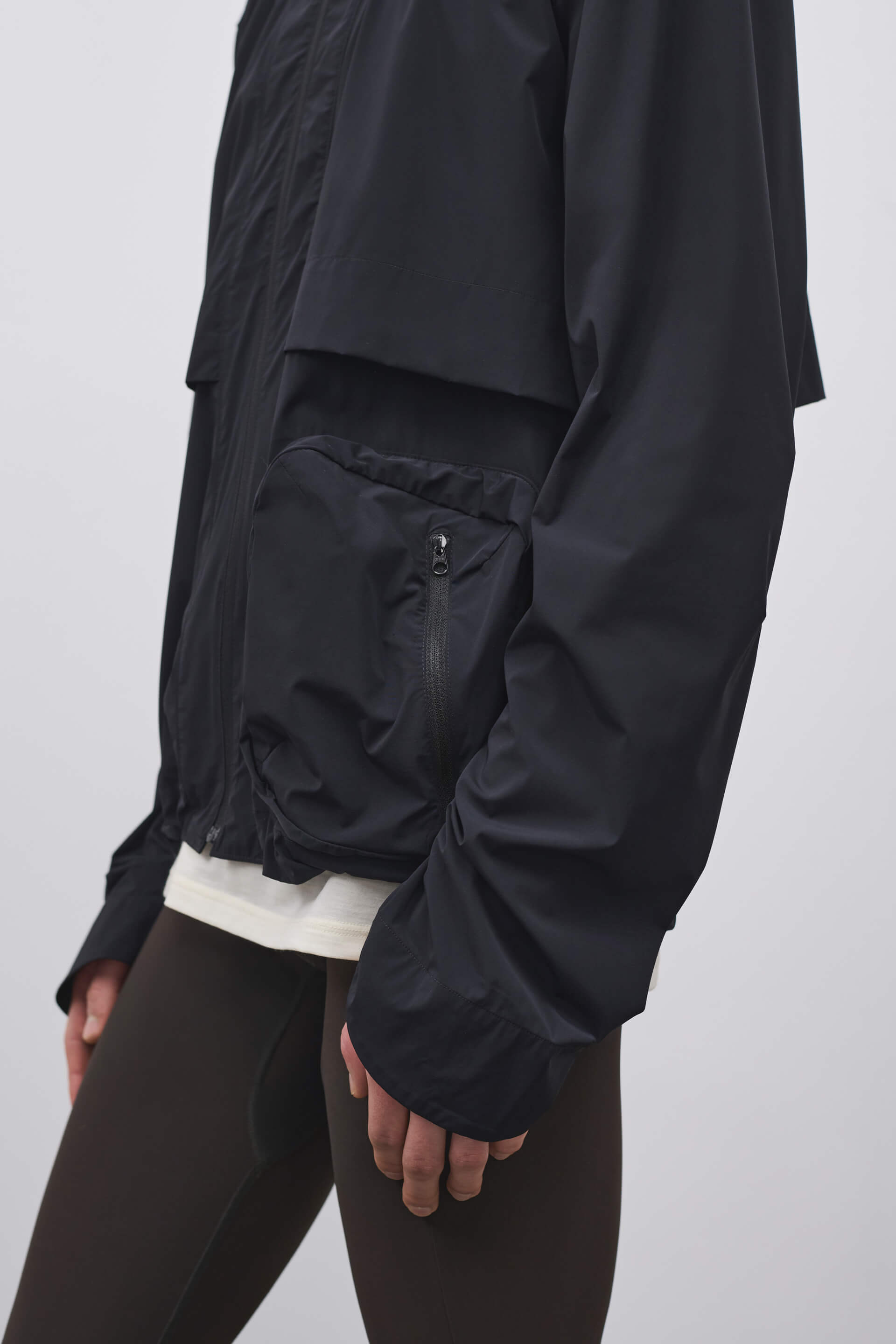 Literary Sport - Ashbery Mens Packable Running Jacket - Black