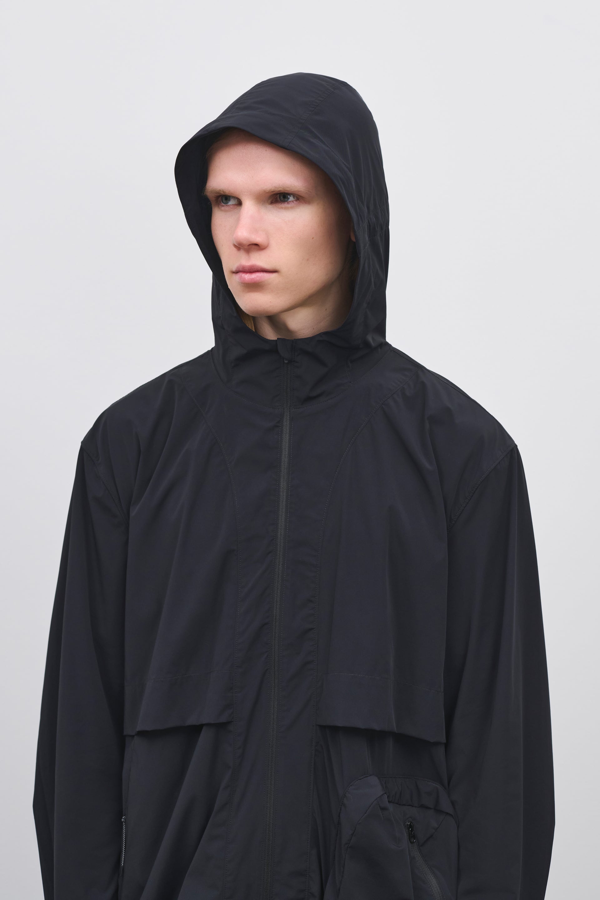 Literary Sport - Ashbery Mens Packable Running Jacket - Black