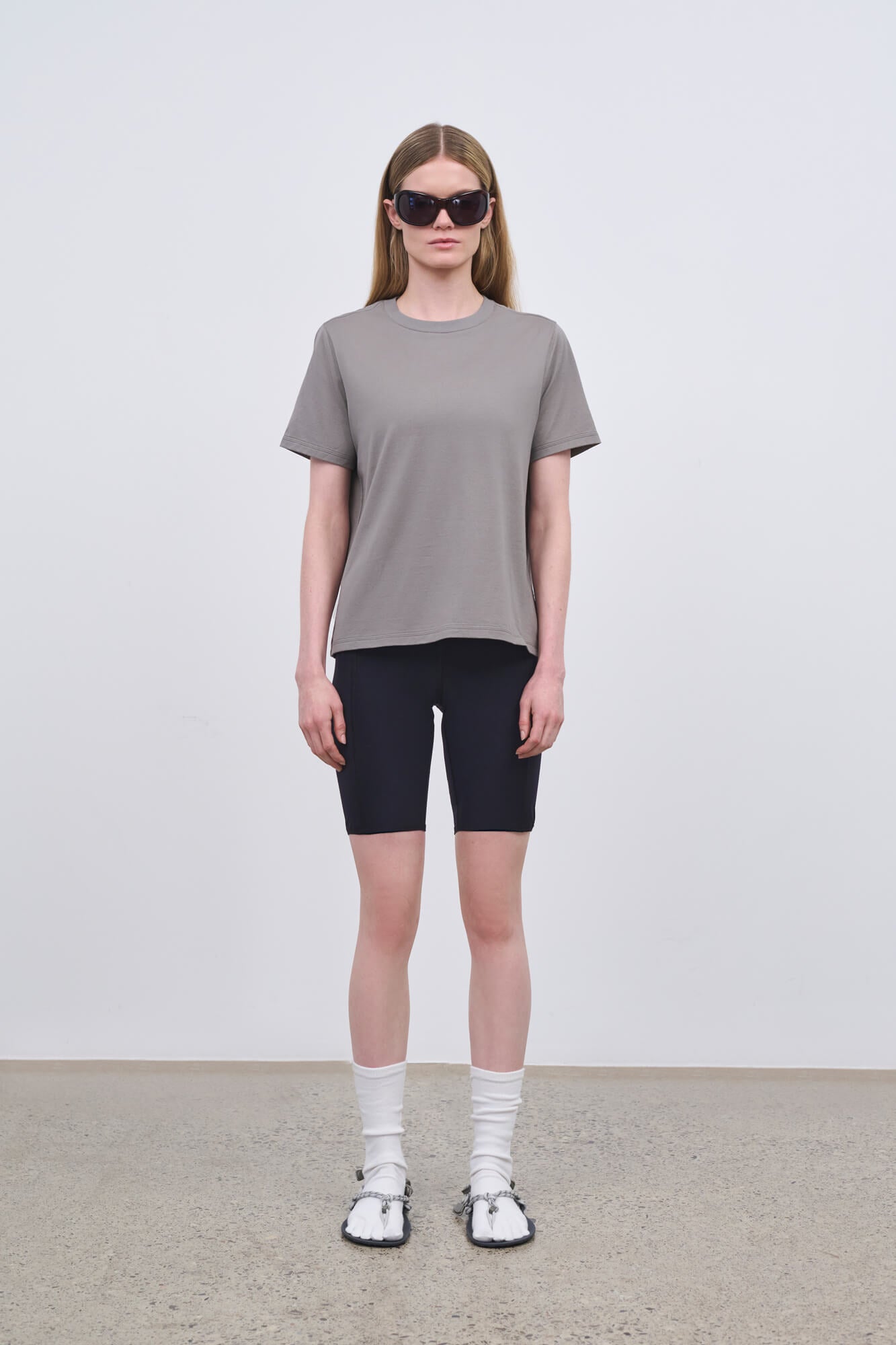Literary Sport - Bishop Womens T-Shirt - Stone Grey