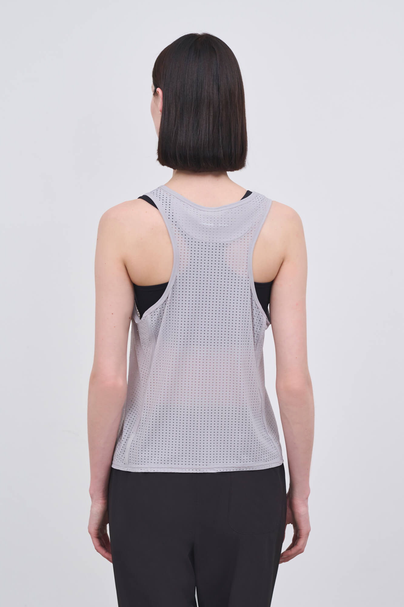 Literary Sport | Leni Womens Run Tank - Steel Grey