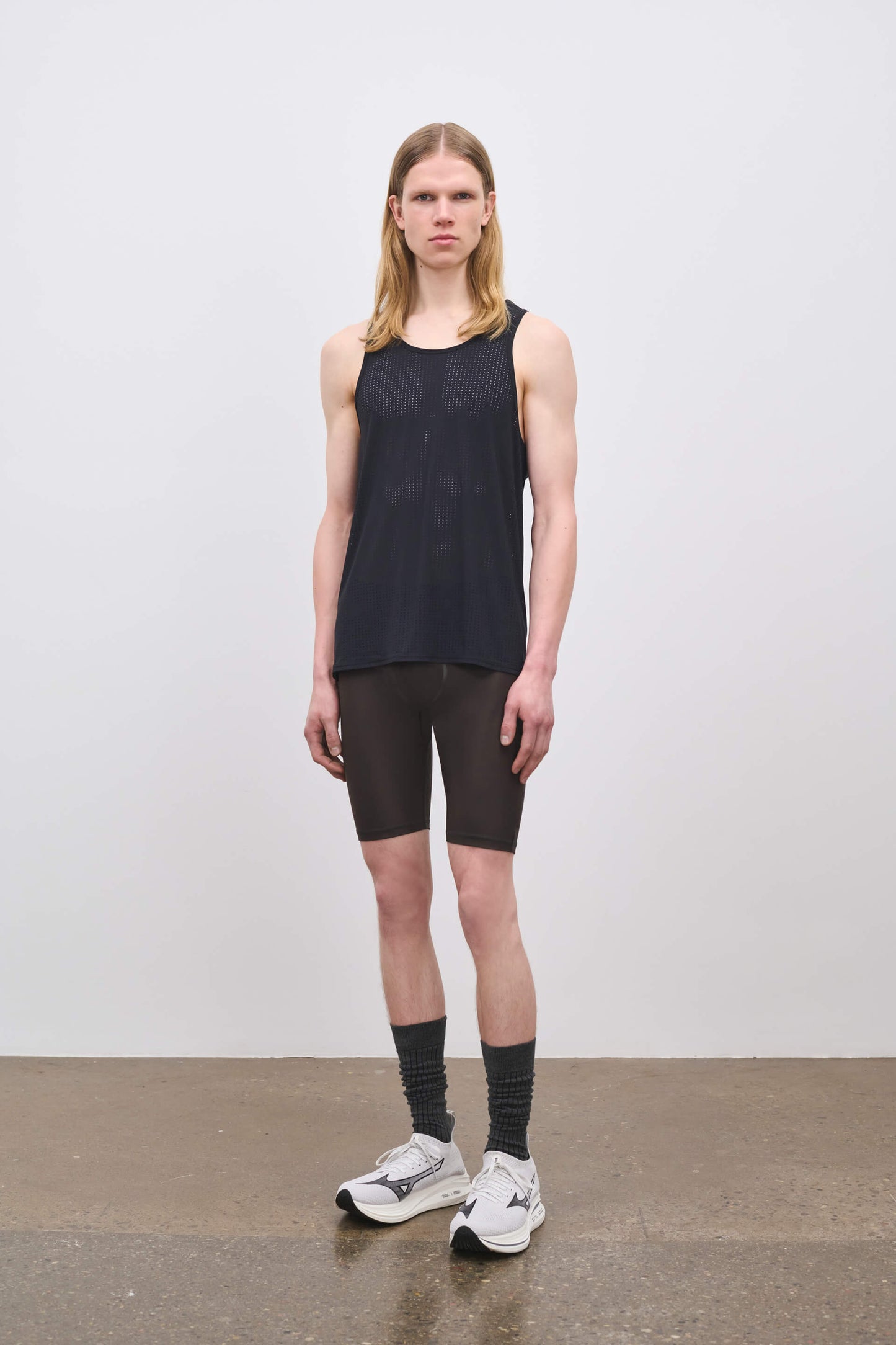Literary Sport | Mens Pablo Short Run Tight in Ash