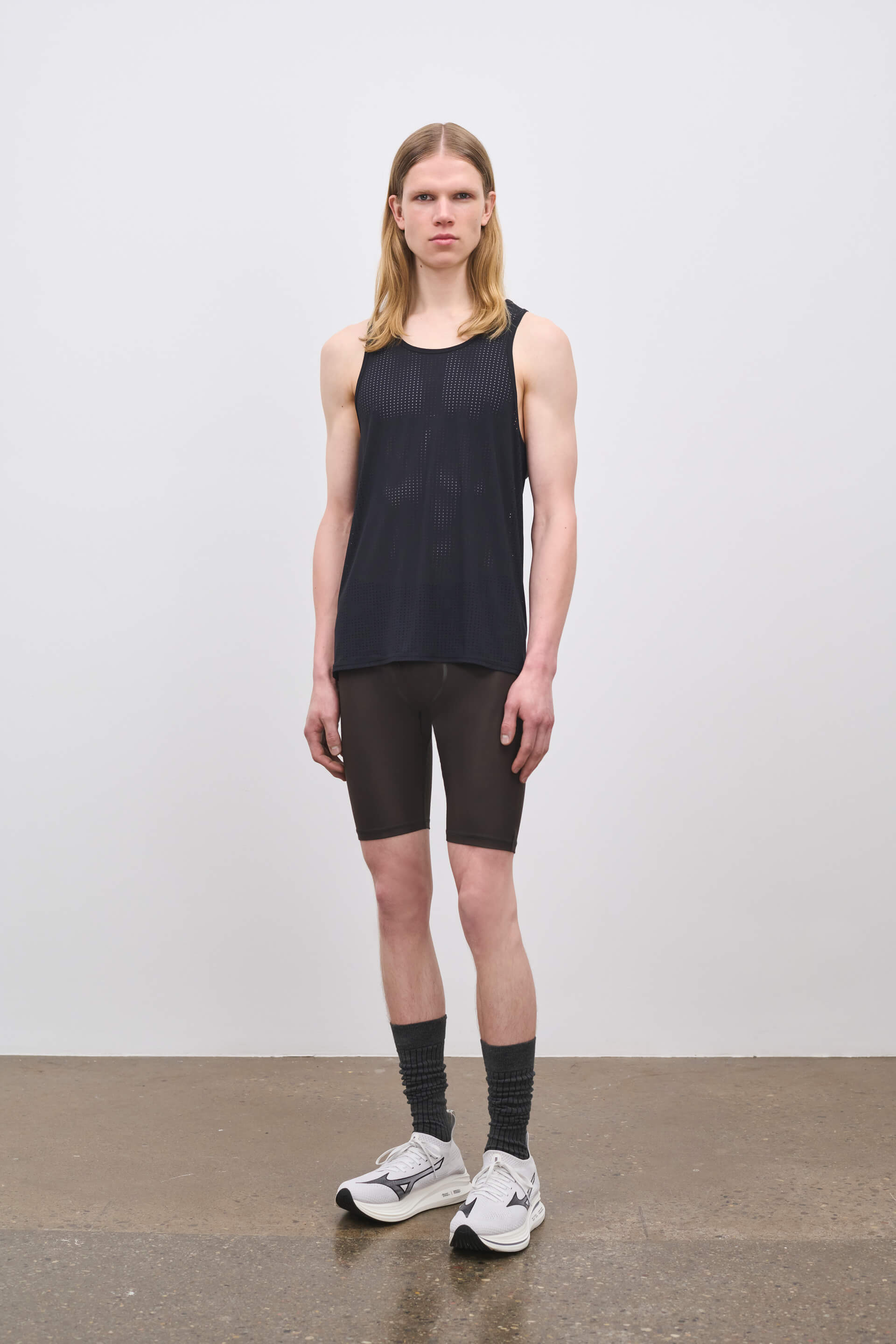 Literary Sport | Mens Pablo Short Run Tight in Ash