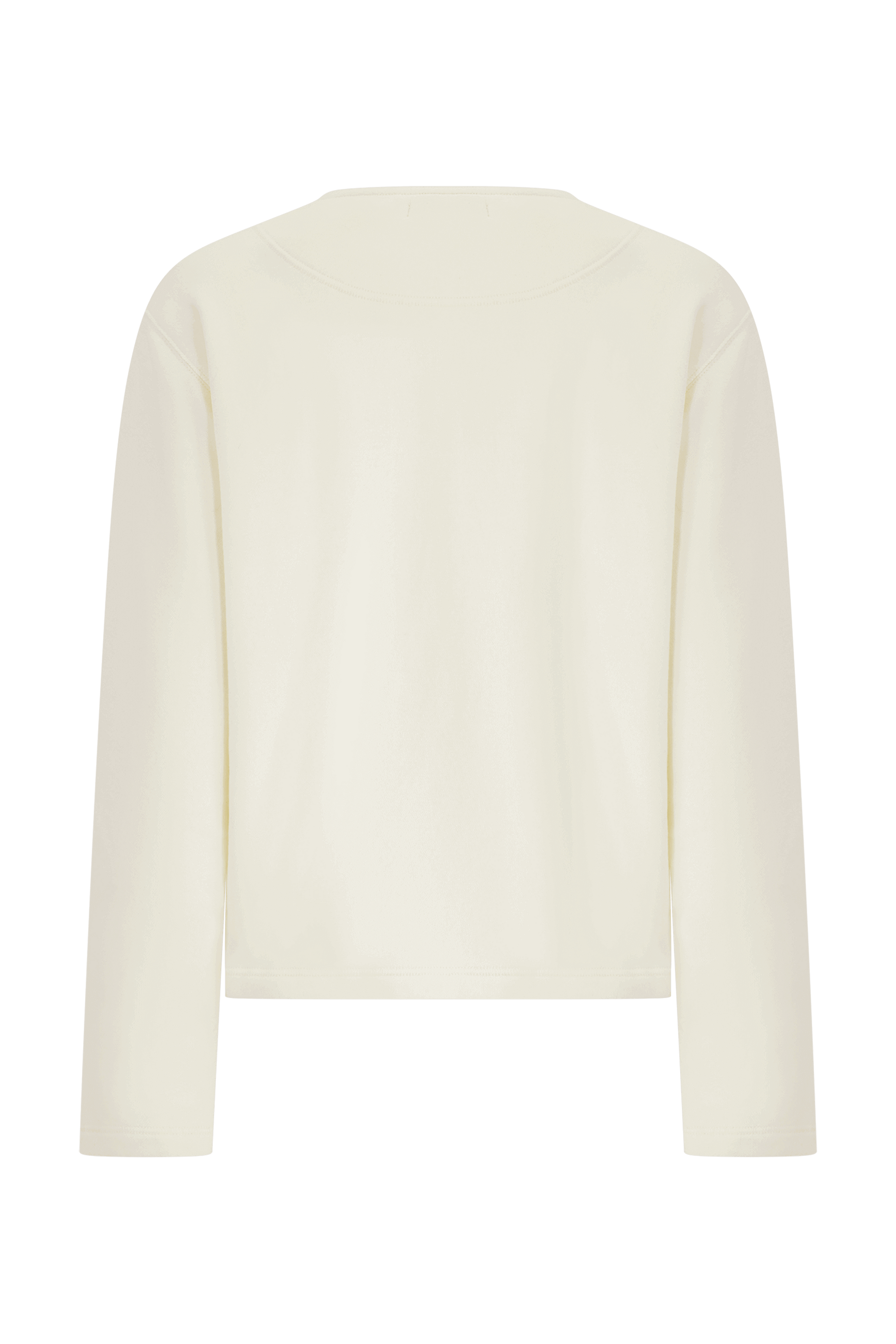 Literary Sport - Womens Daphne Lace Up Sweatshirt - Bone White