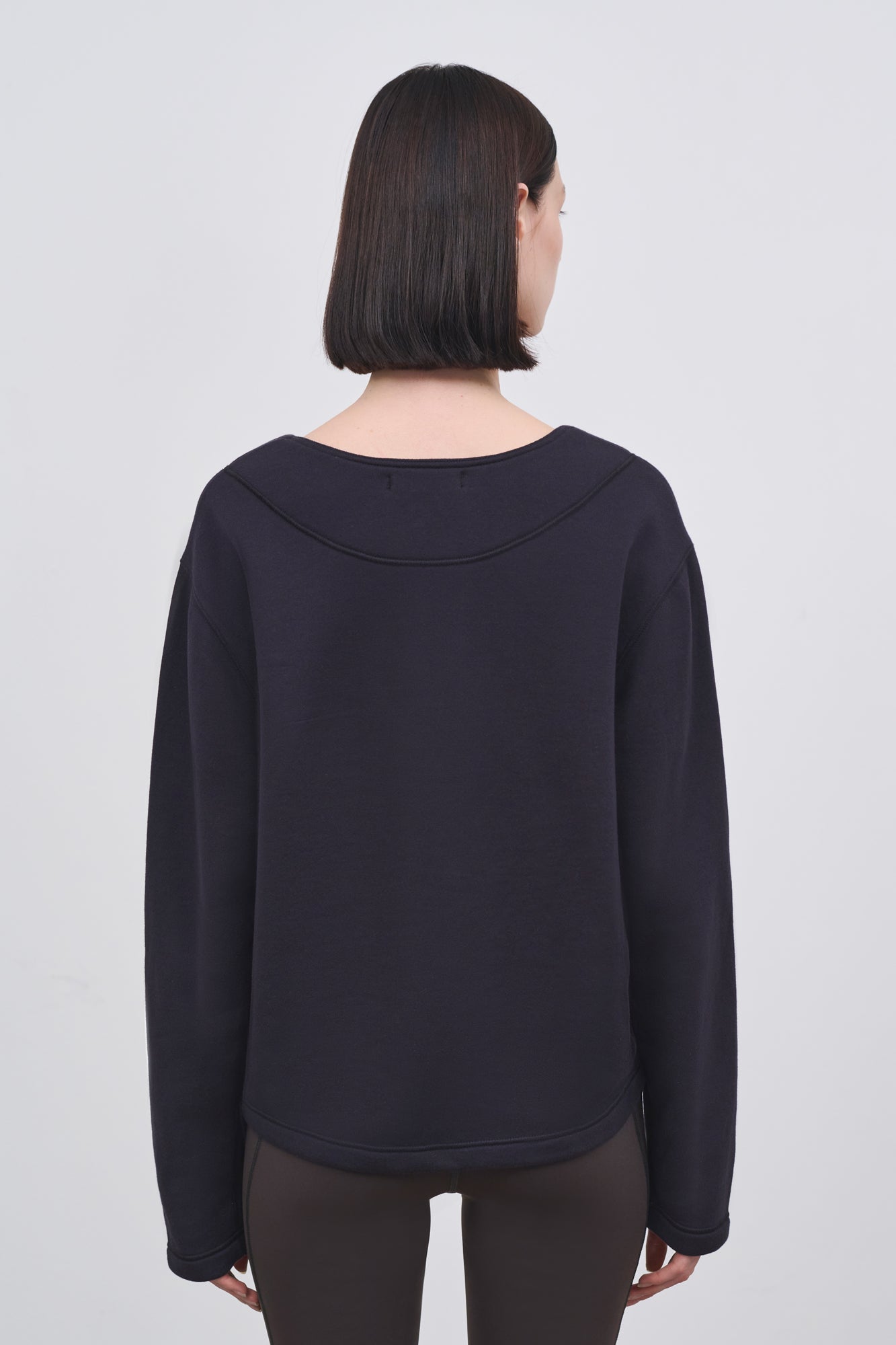 Literary Sport - Womens Daphne Lace Up Sweatshirt - Black