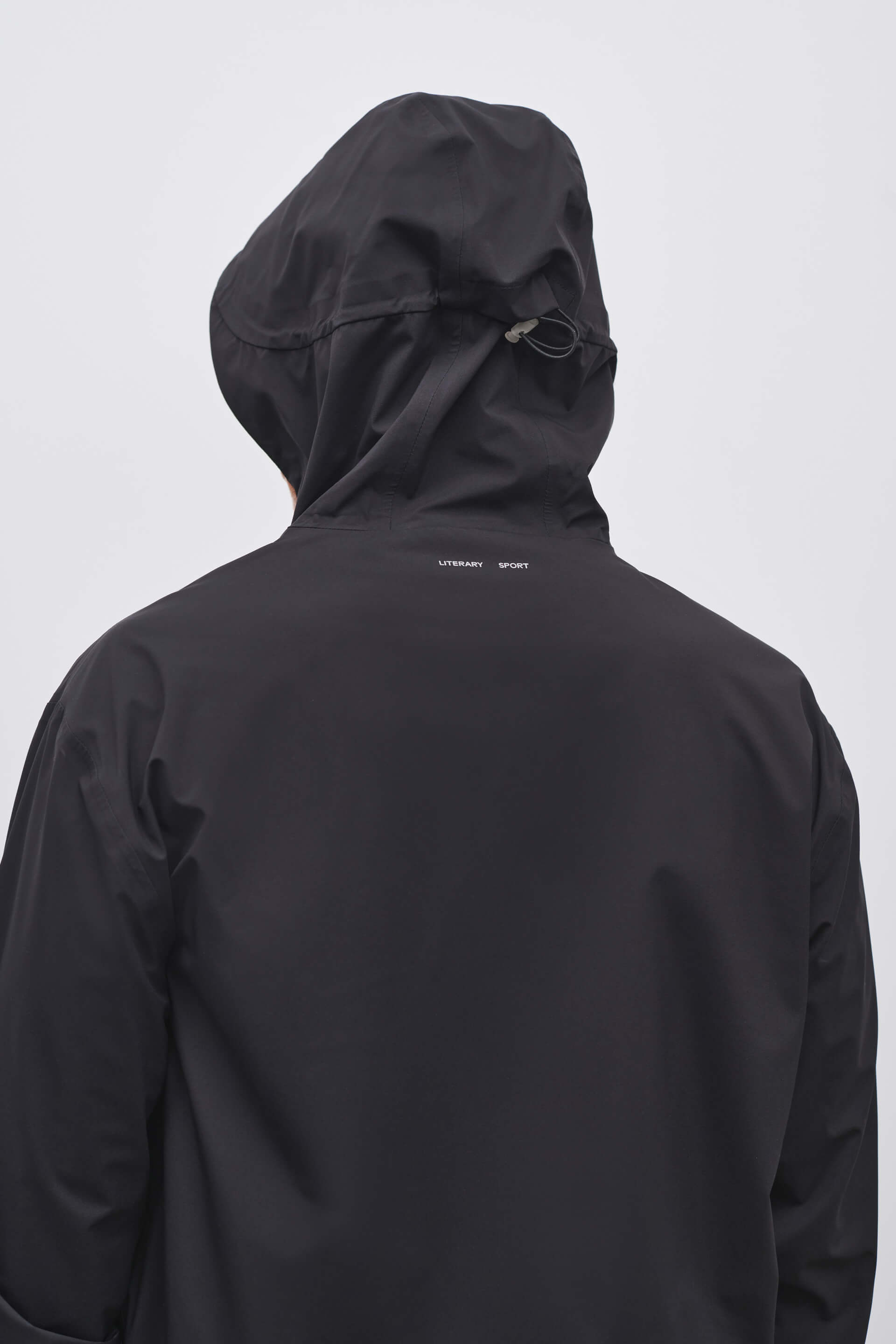 Literary Sport | Mens Emerson Waterproof Running Jacket in Black