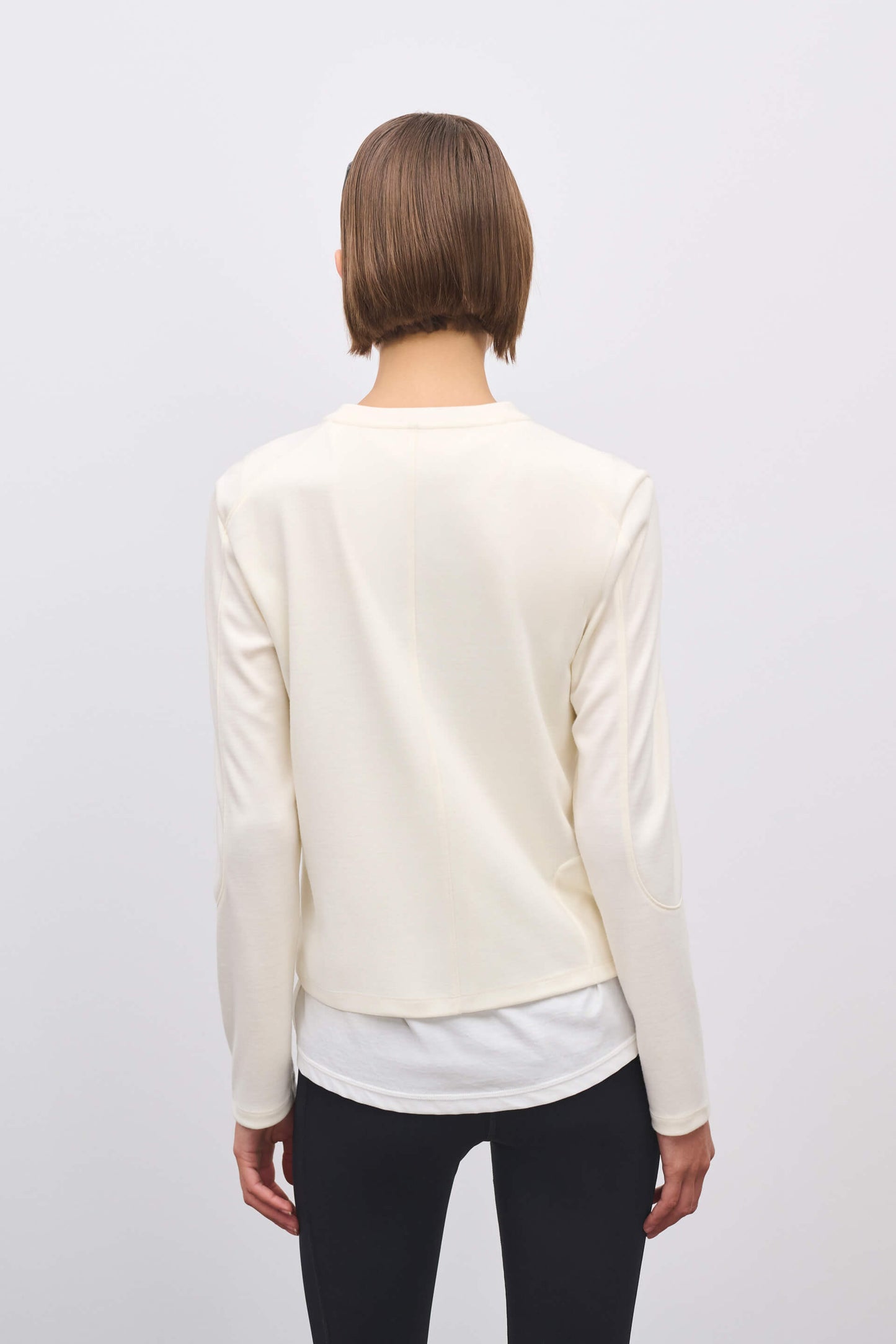Literary Sport | Womens Fanny Performance Cardigan in Bone Off-White