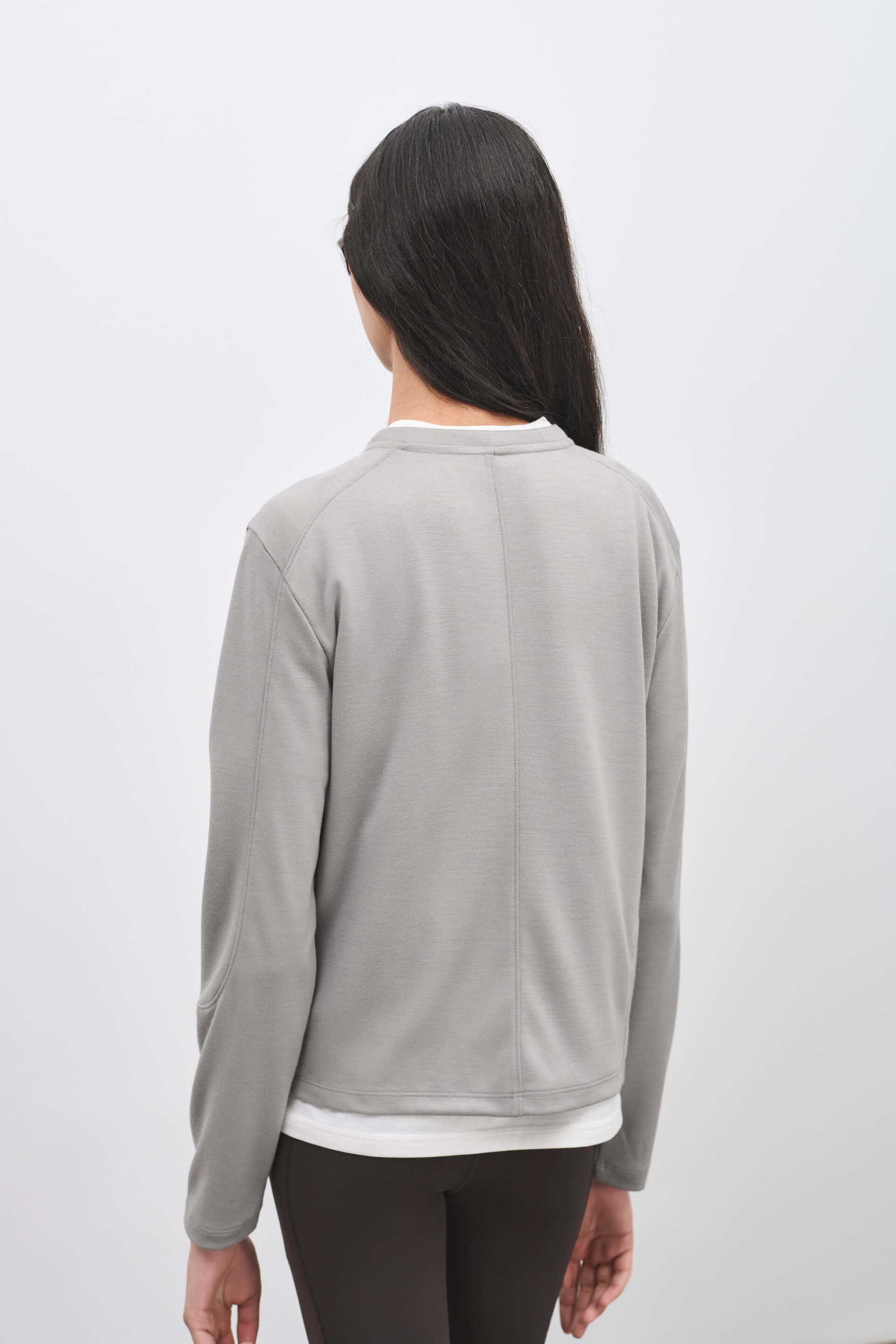 Literary Sport | Womens Fanny Performance Cardigan in Grey