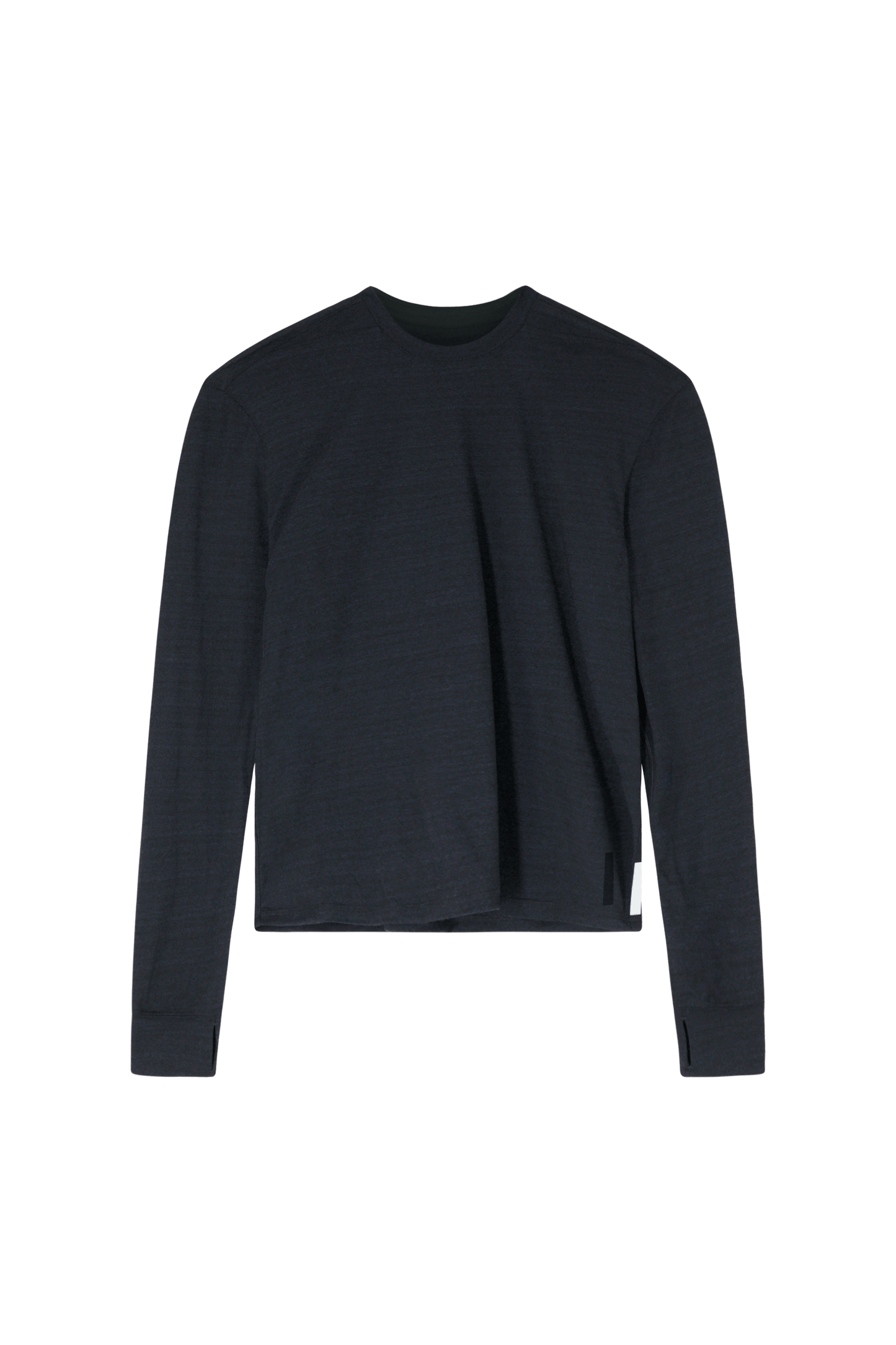 Literary Sport | Frank Mens Long Sleeve Running T-Shirt - Washed Black