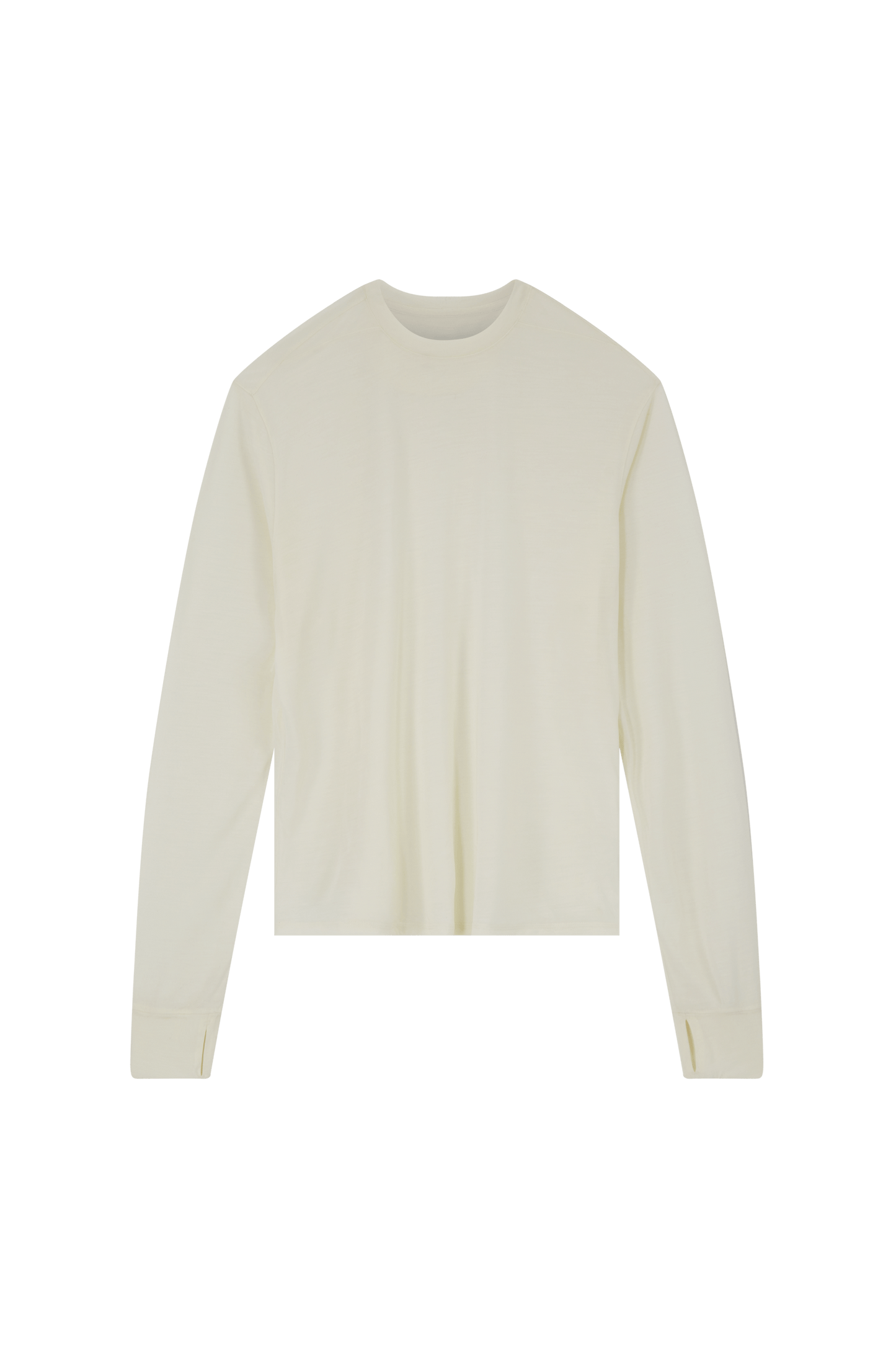 Literary Sport | Frank Mens Long Sleeve Running T-Shirt - Natural White