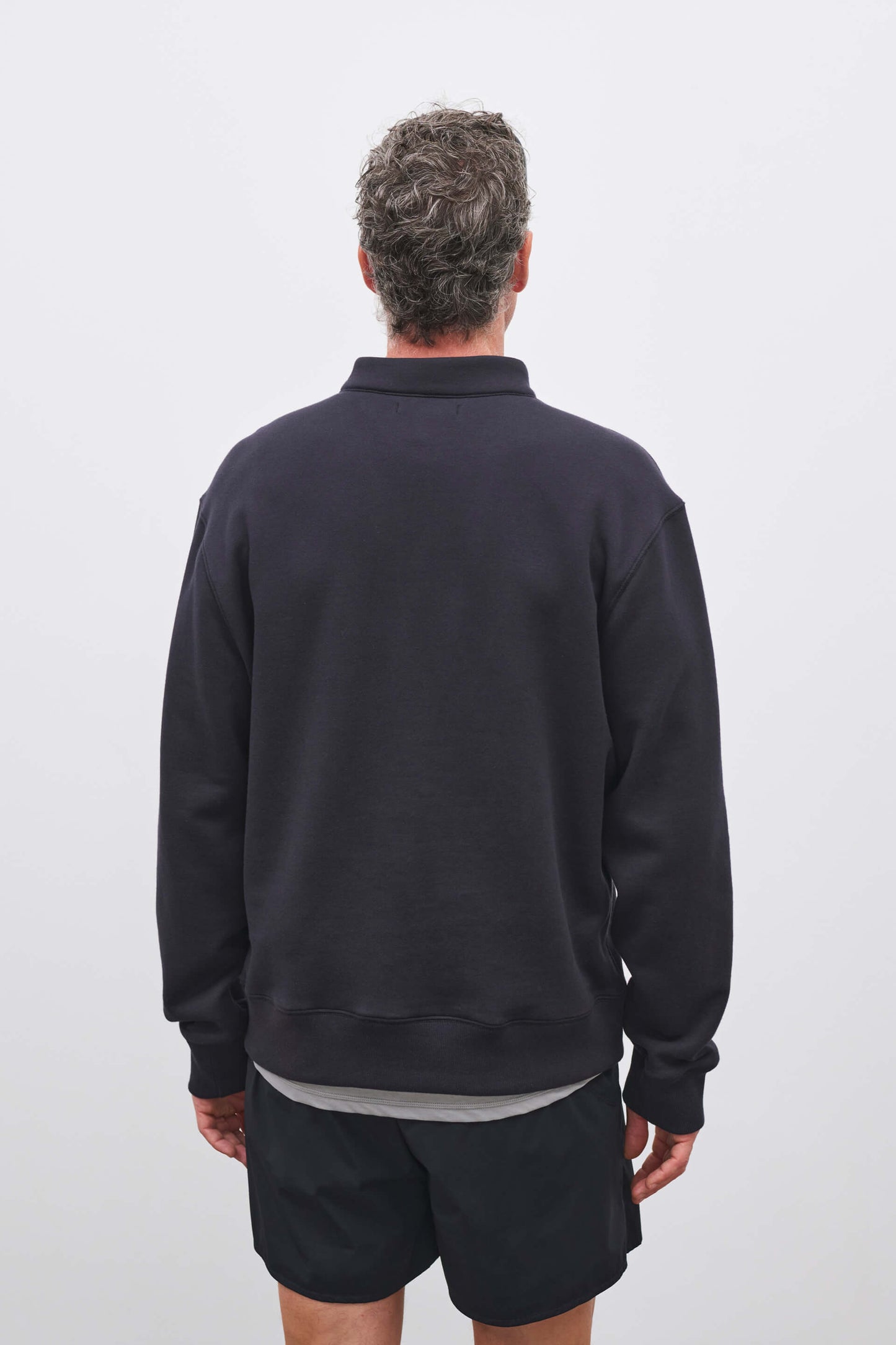 Literary Sport | Gabriel Mens Quarter Zip Sweatshirt - Black