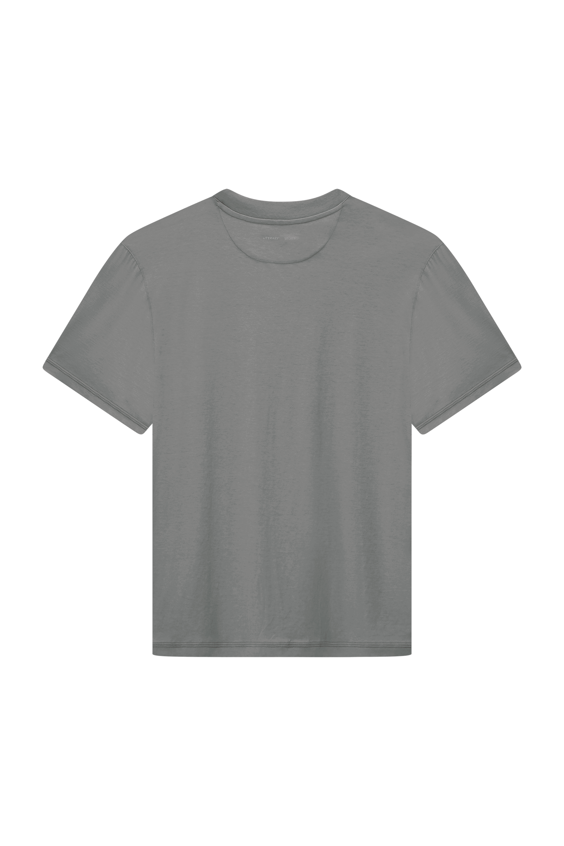 Literary Sport - Womens Lightweight Oversized Run T-Shirt in Cotton - Steel Grey