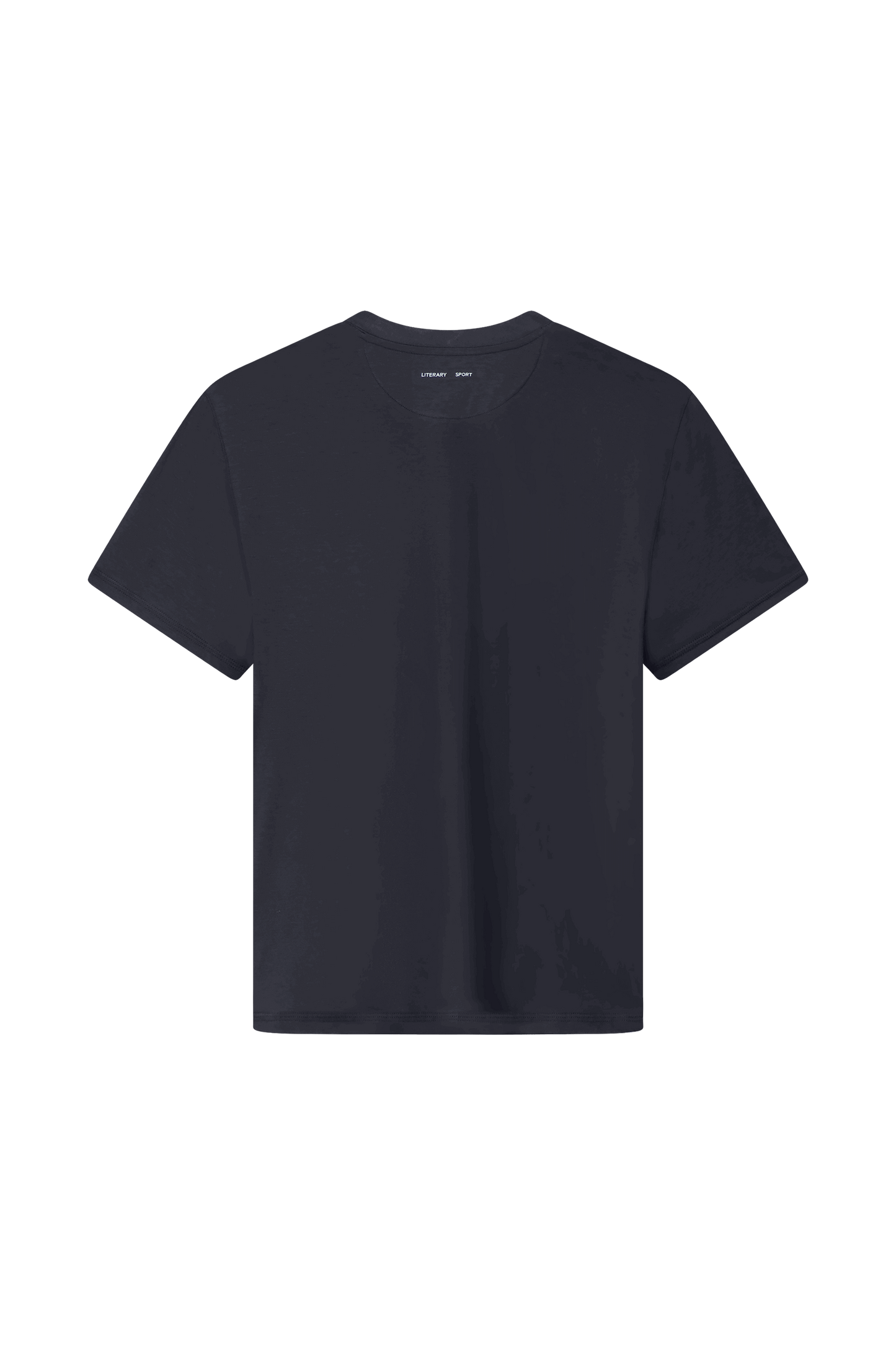 Literary Sport - Womens Lightweight Oversized Run T-Shirt in Cotton - Washed Black