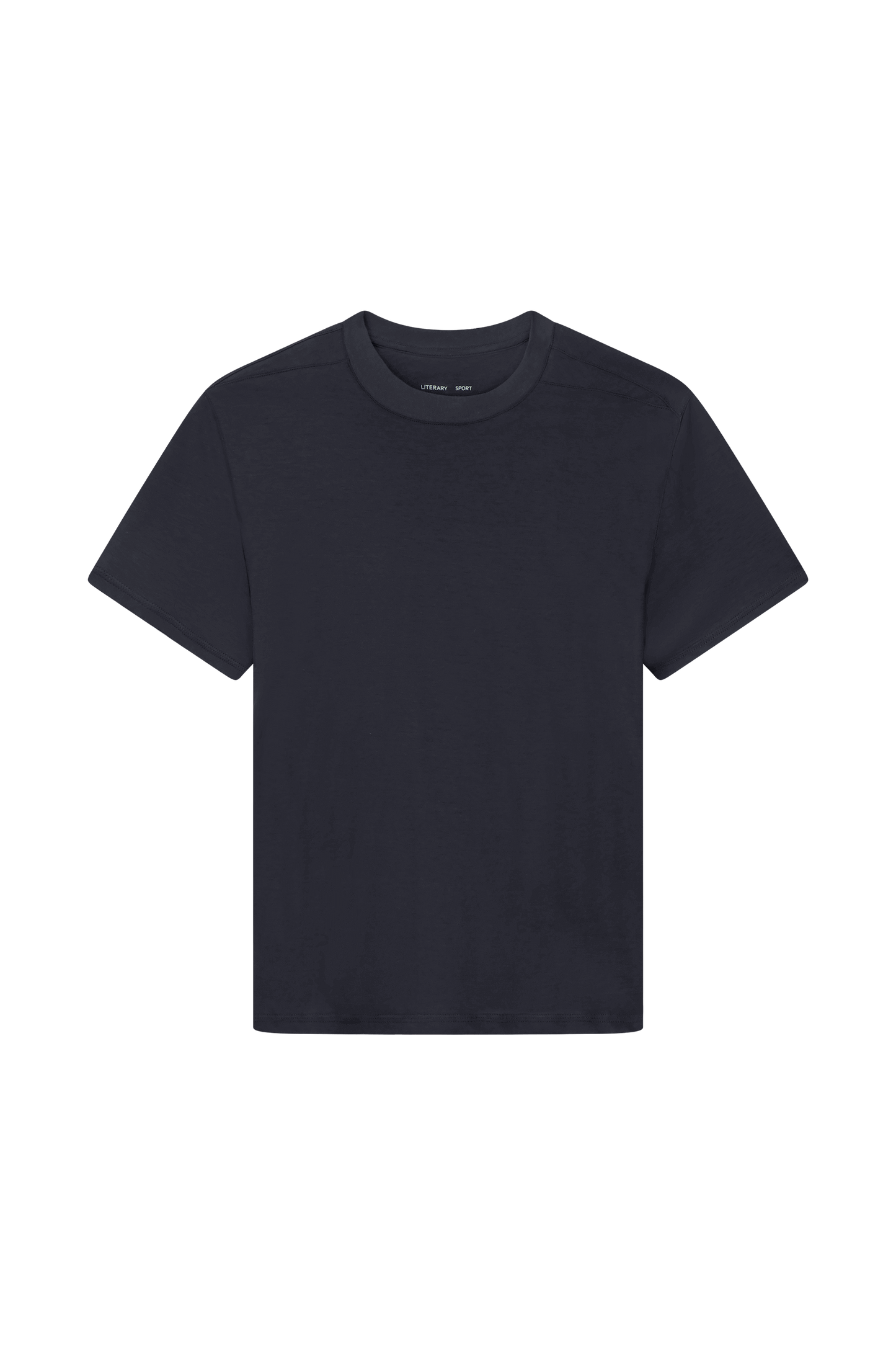 Literary Sport - Womens Lightweight Oversized Run T-Shirt in Cotton - Washed Black