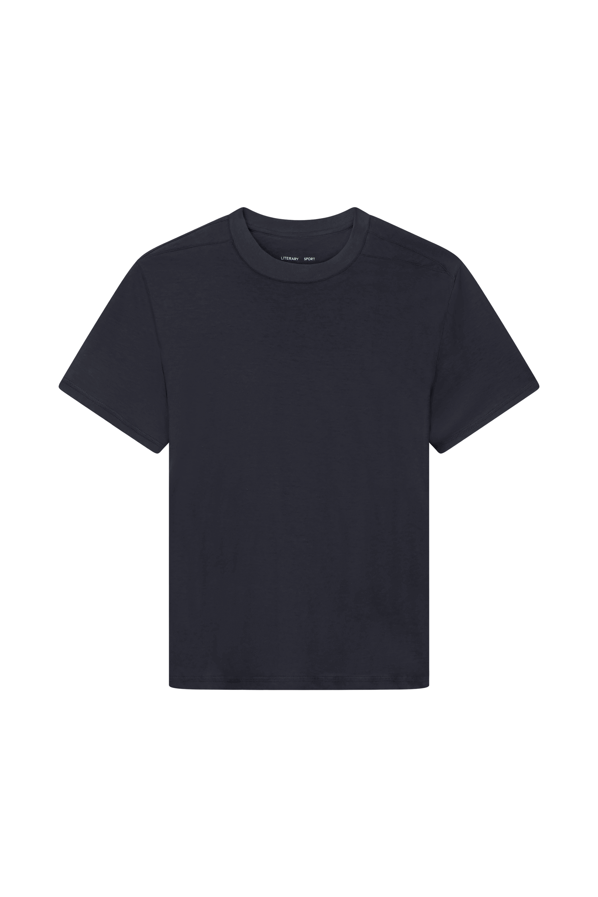 Literary Sport - Womens Lightweight Oversized Run T-Shirt in Cotton - Washed Black