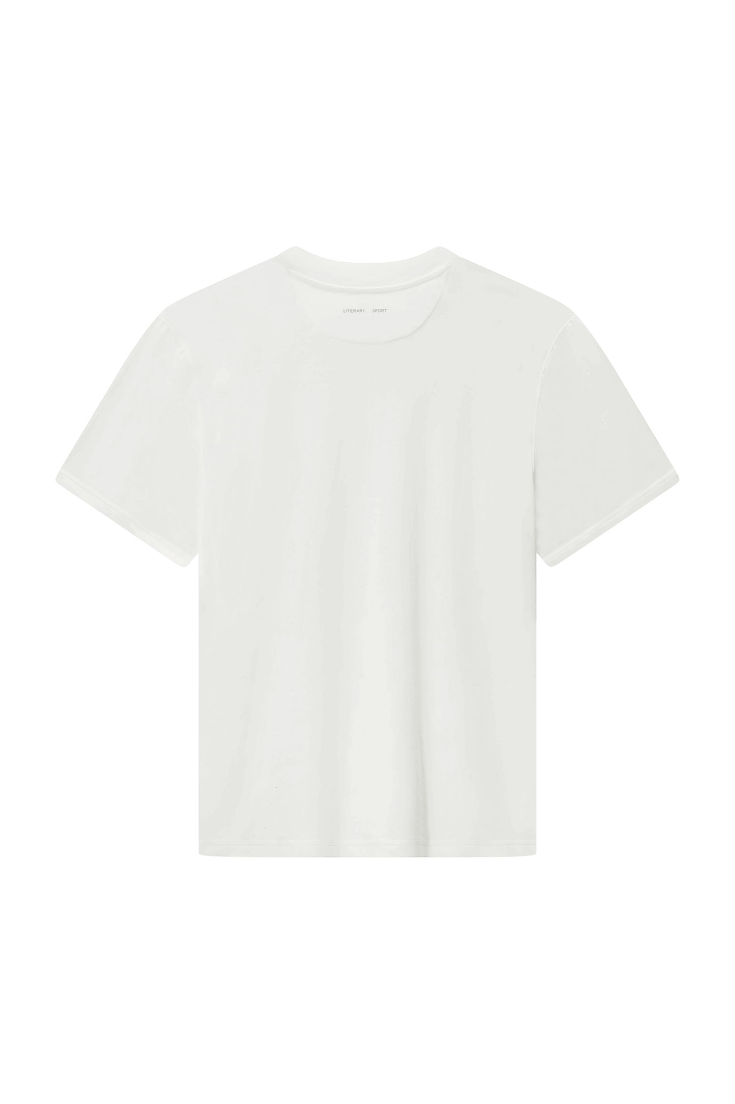 Literary Sport - Womens Lightweight Oversized Run T-Shirt in Cotton - Natural White