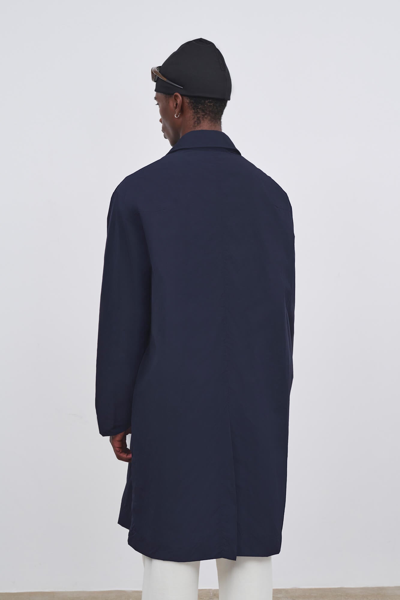 Literary Sport - Mens Hughes Car Coat in Navy