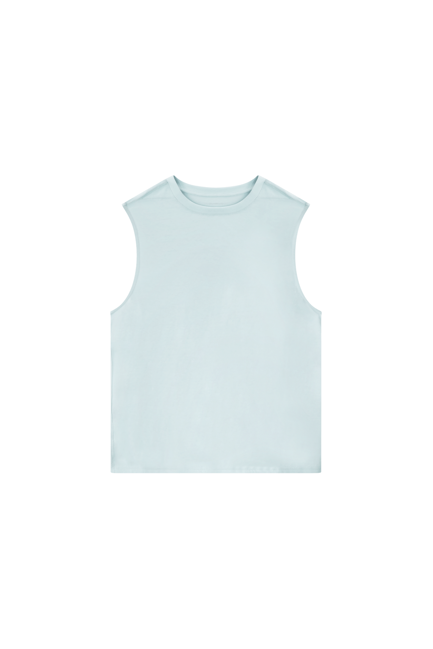 Literary Sport | Lorca Mens Sleeveless Running T-Shirt - Mist Light Blue