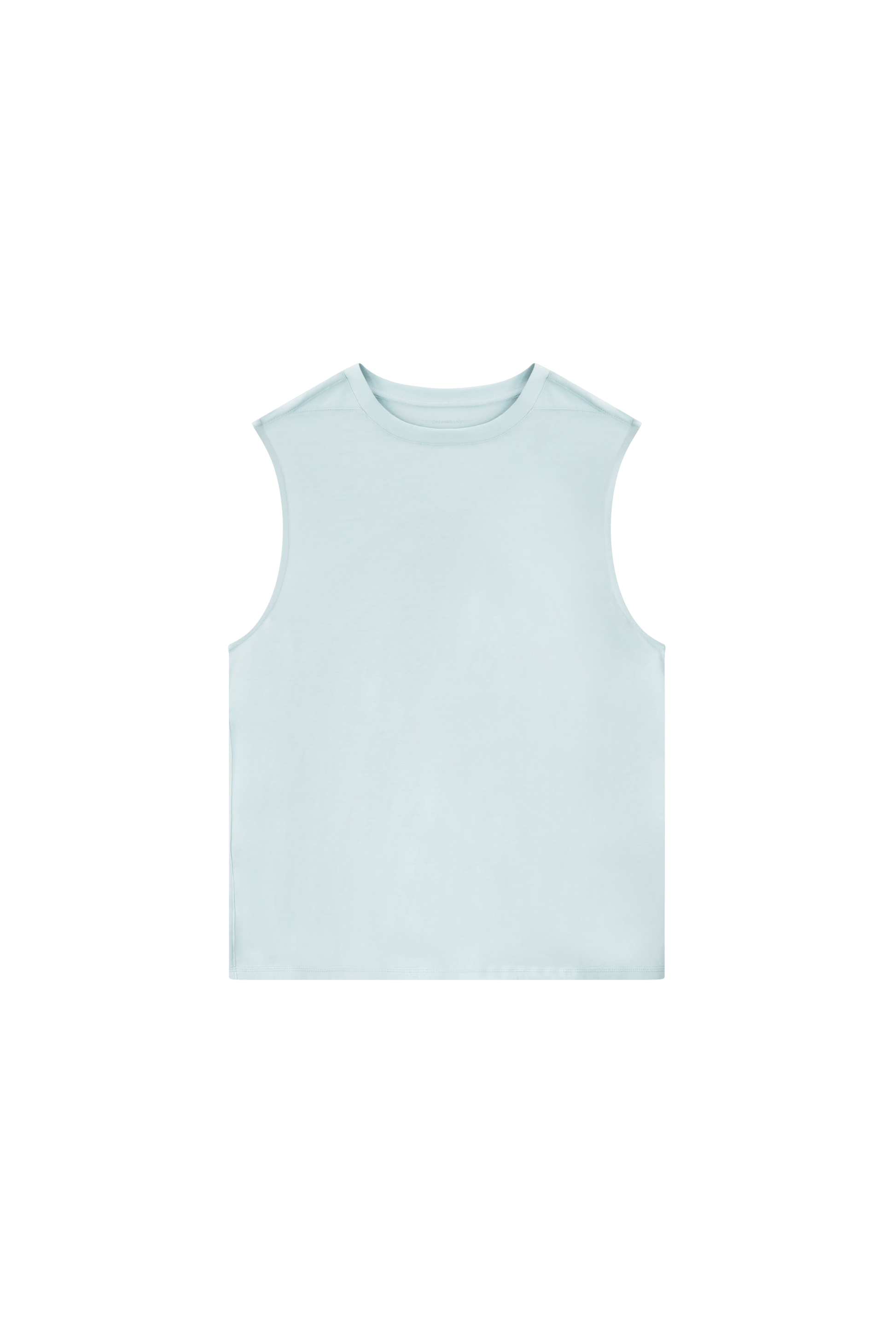 Literary Sport | Lorca Mens Sleeveless Running T-Shirt - Mist Light Blue