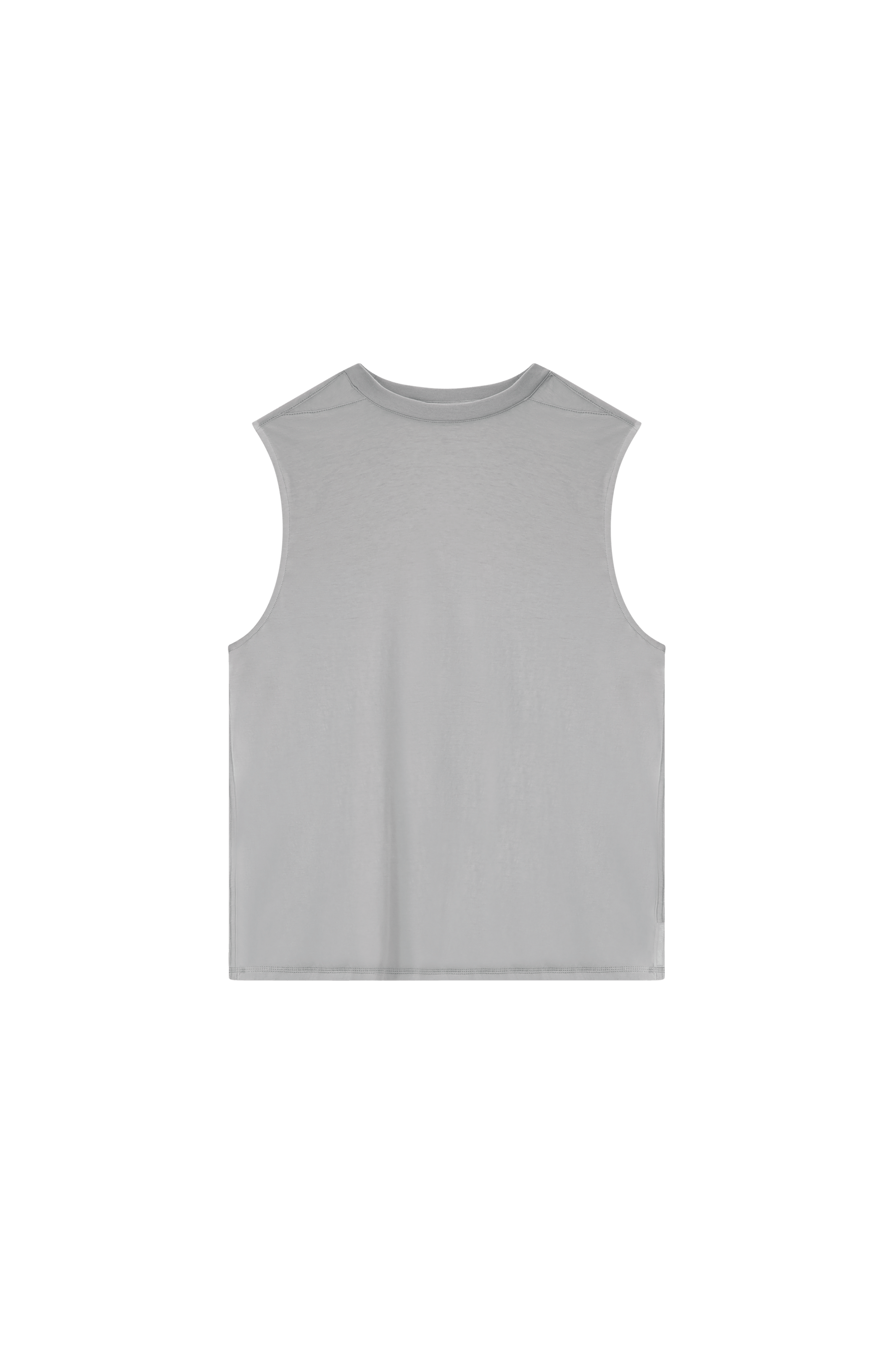 Literary Sport | Lorca Mens Sleeveless Running T-Shirt - Steel Grey