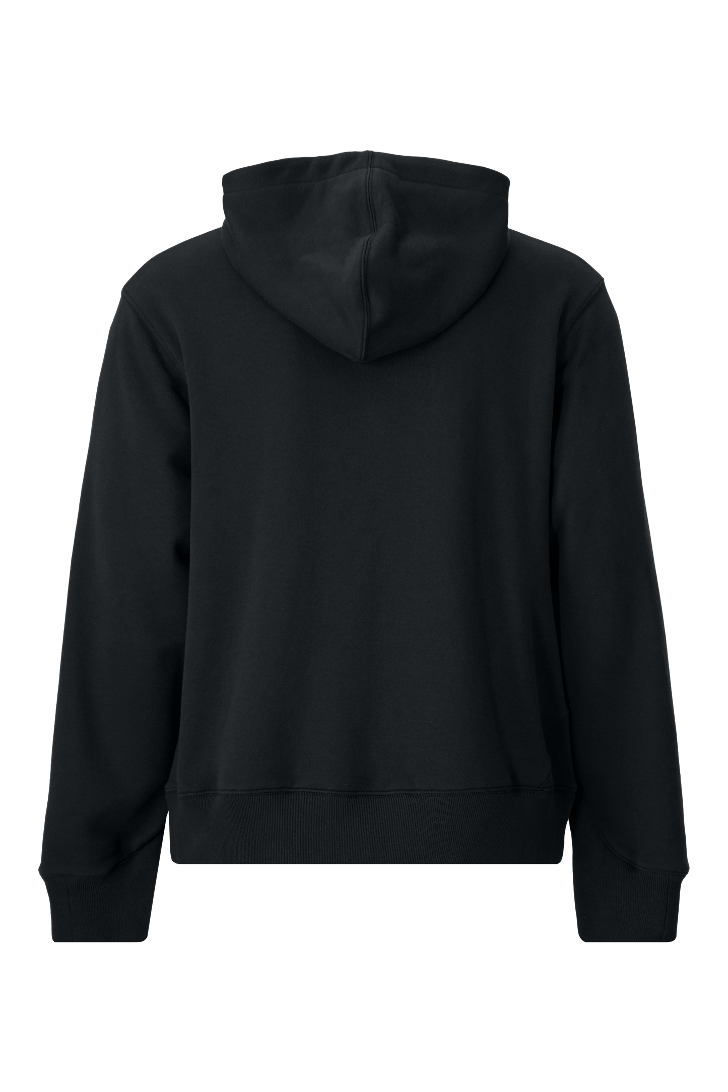 Literary Sport | Nell Mens Zip-Up Hoodie - Washed Black - Back