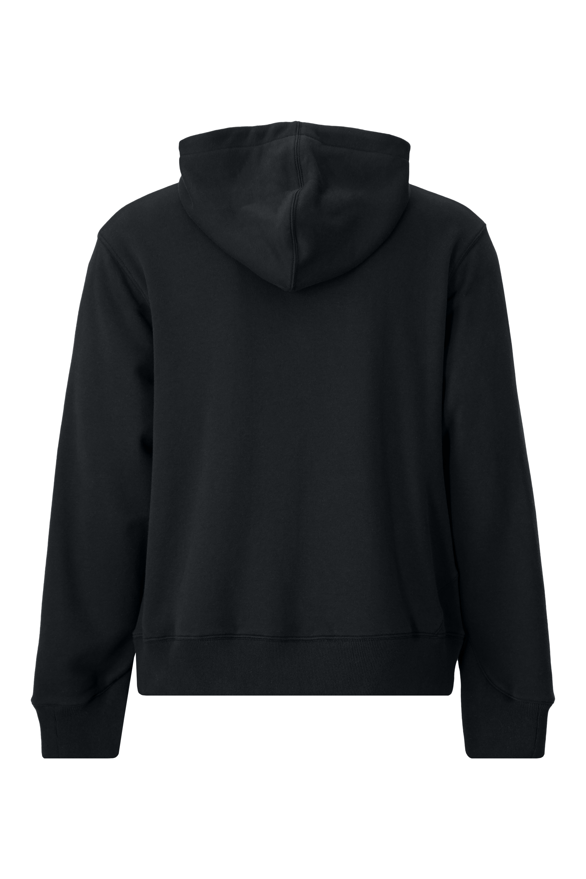 Literary Sport | Nell Mens Zip-Up Hoodie - Washed Black - Back