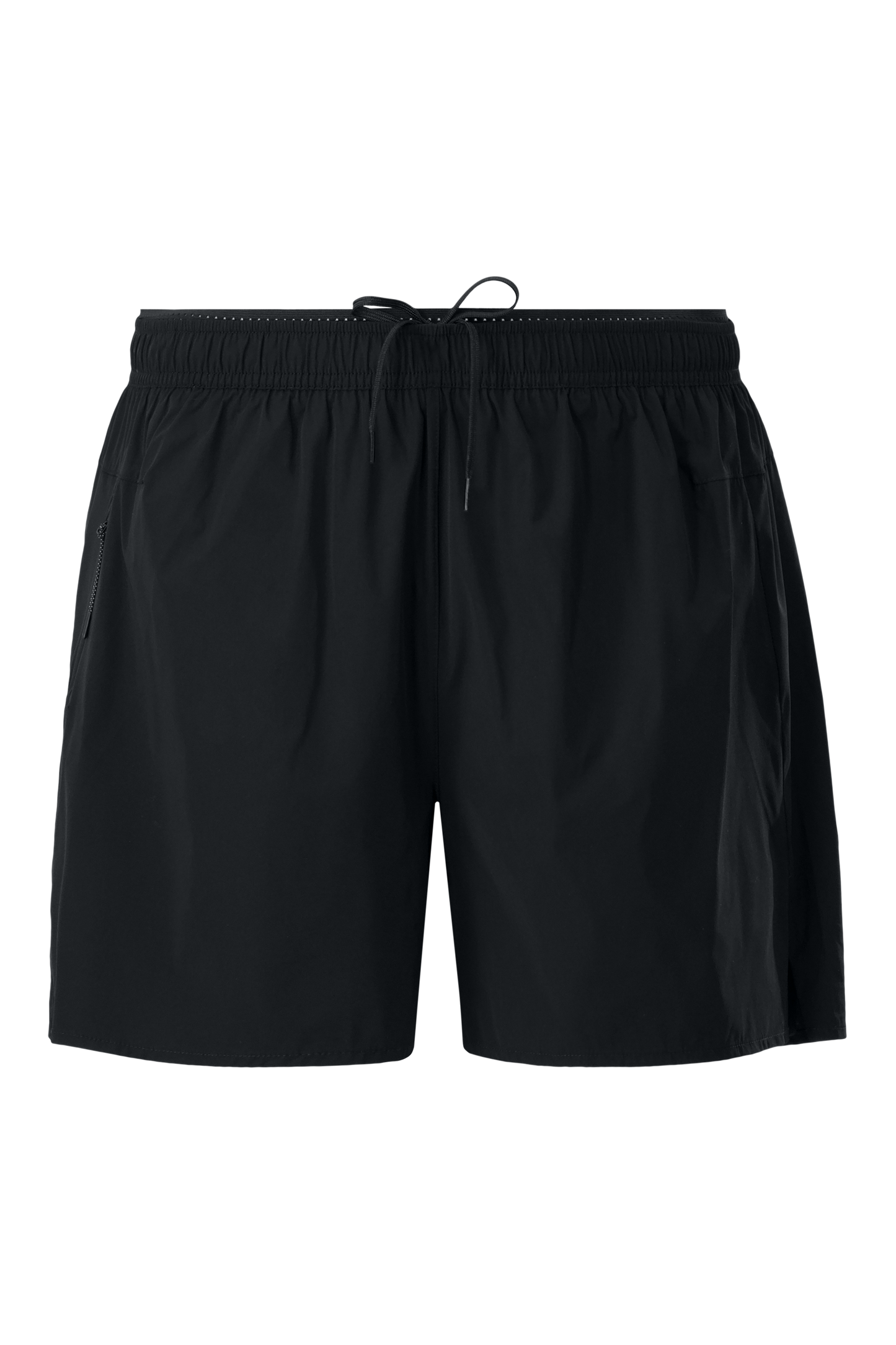 Literary Sport - Marcus Mens Running Short with Brief - Black - Front