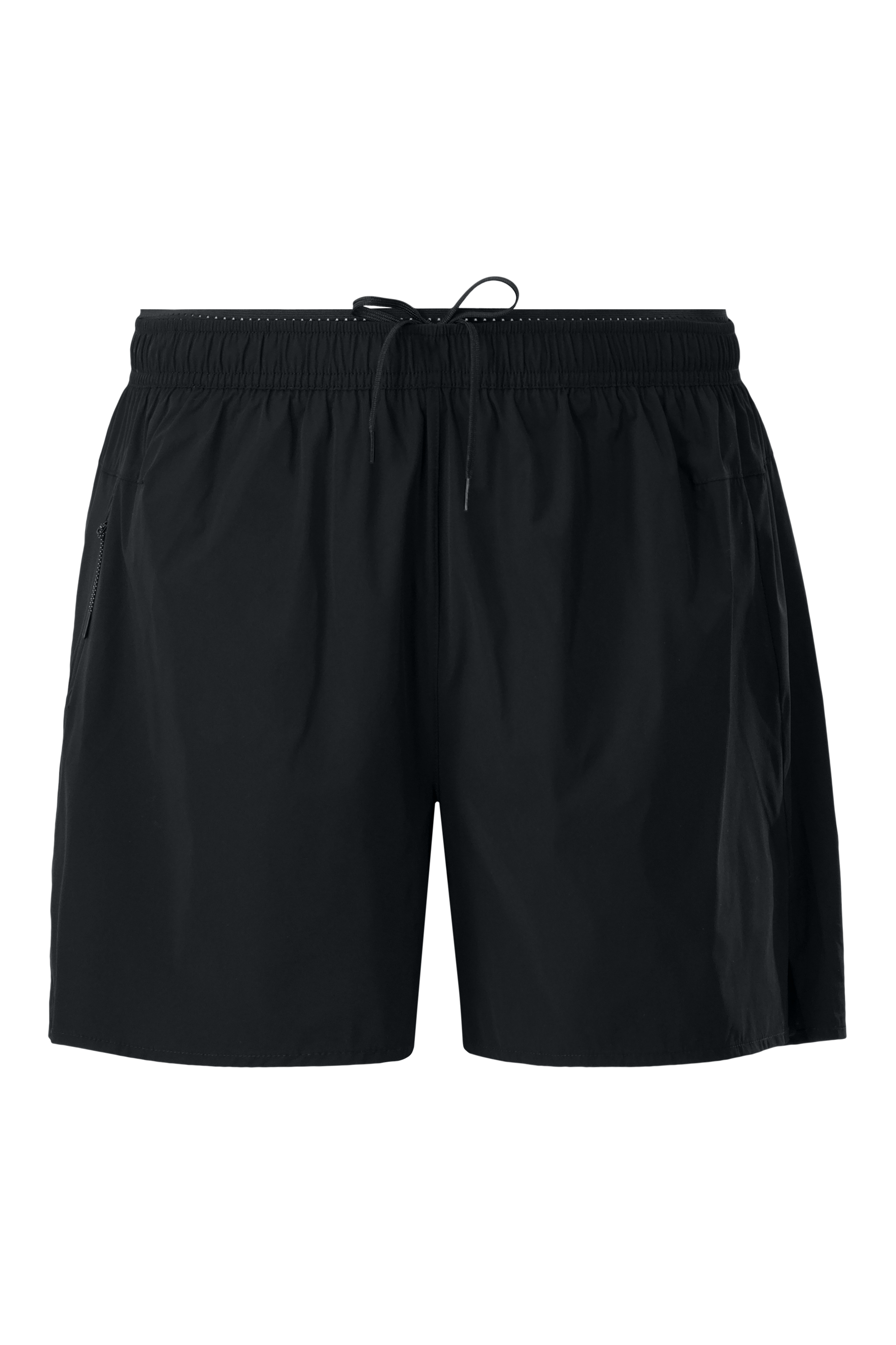 Literary Sport - Marcus Mens Running Short with Brief - Black - Front