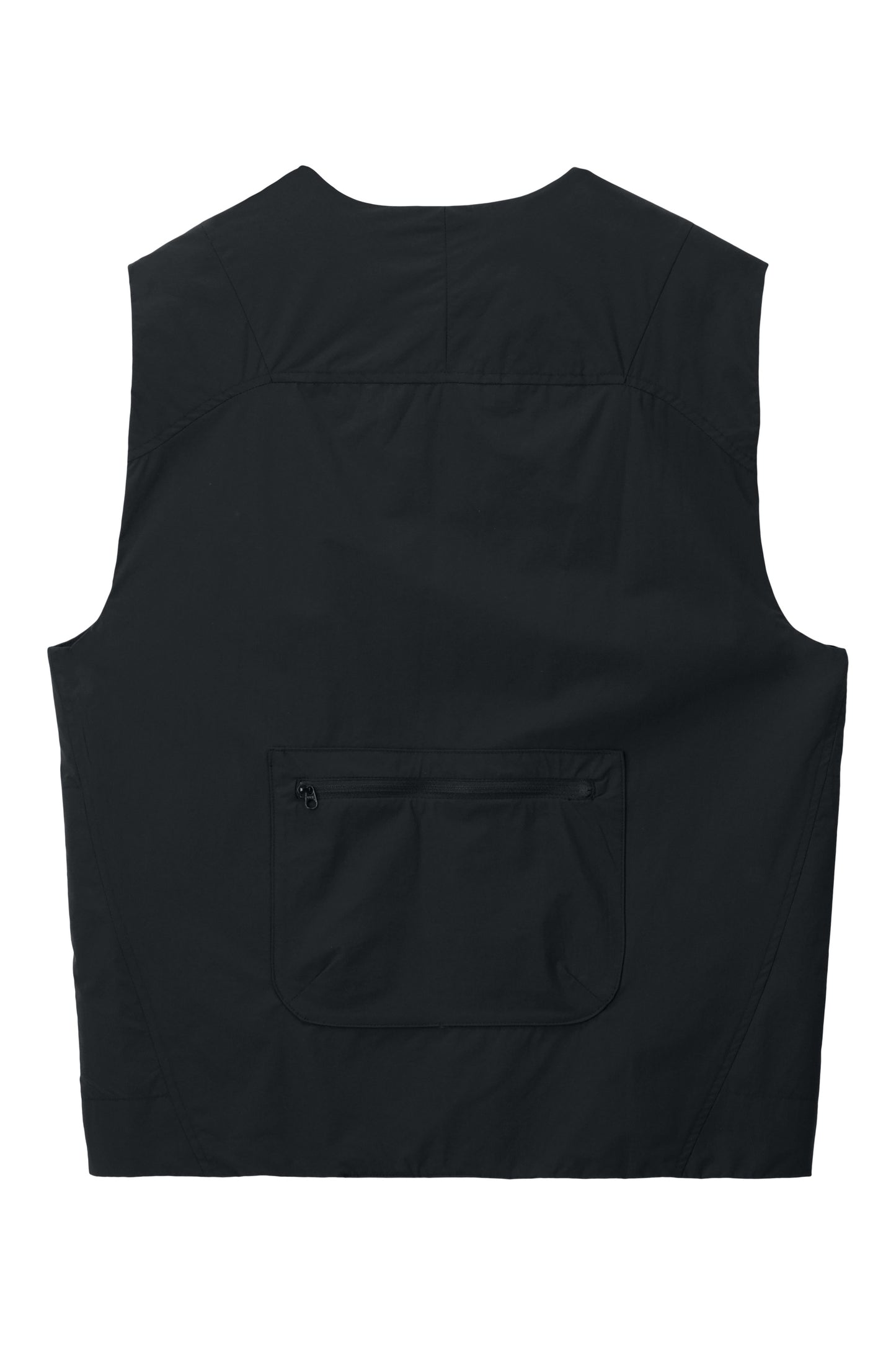 Literary Sport | Cesaire Mens Lightweight Insulated Running Vest - Black - Back