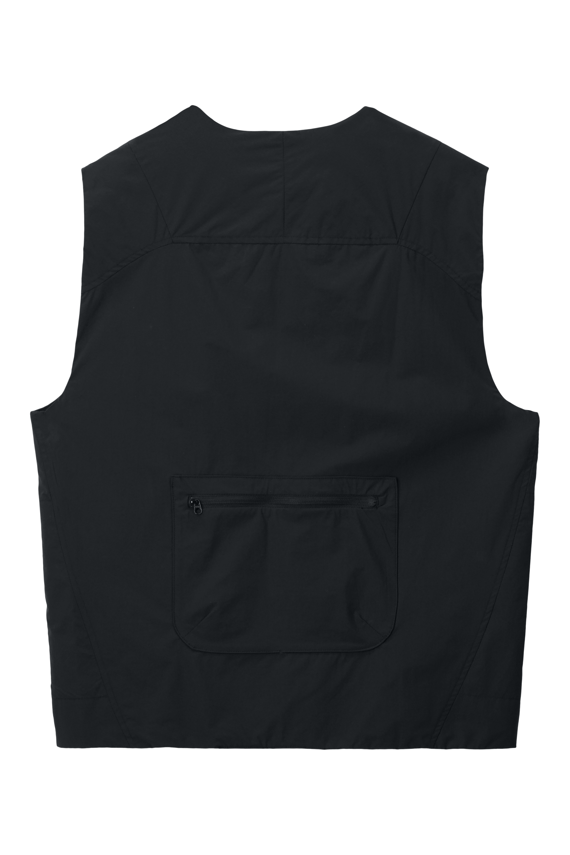 Literary Sport | Ada Womens Lightweight Packable Running Vest - Black - Back