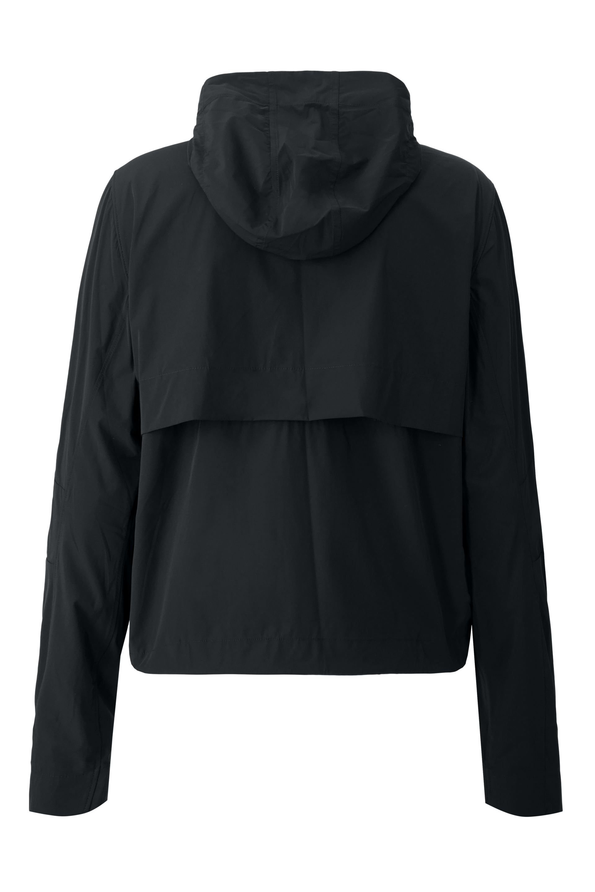 Literary Sport - Adrienne Womens Packable Running Jacket - Black - Back