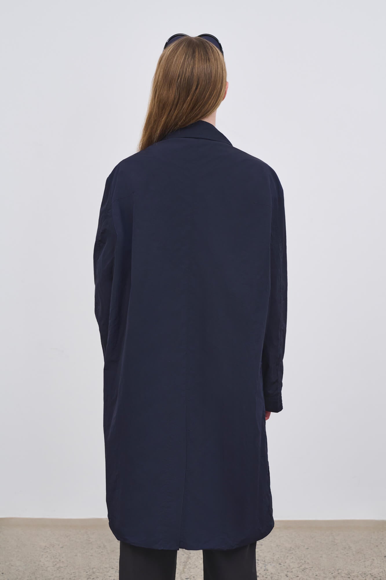 Literary Sport - Womens Iris Car Coat in Navy