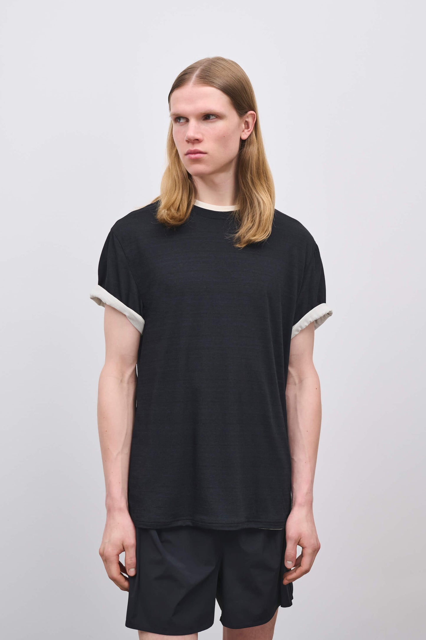 Literary Sport | James Mens Running T-Shirt - Washed Black