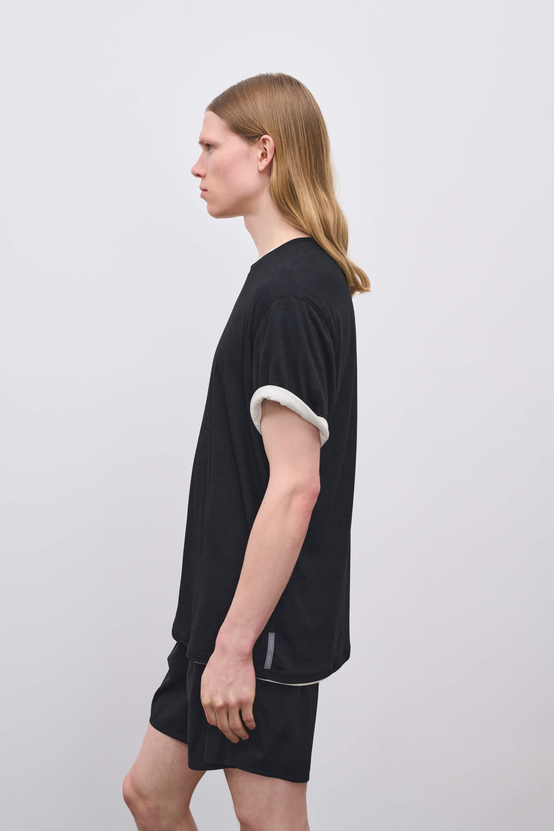 Literary Sport | James Mens Running T-Shirt - Washed Black