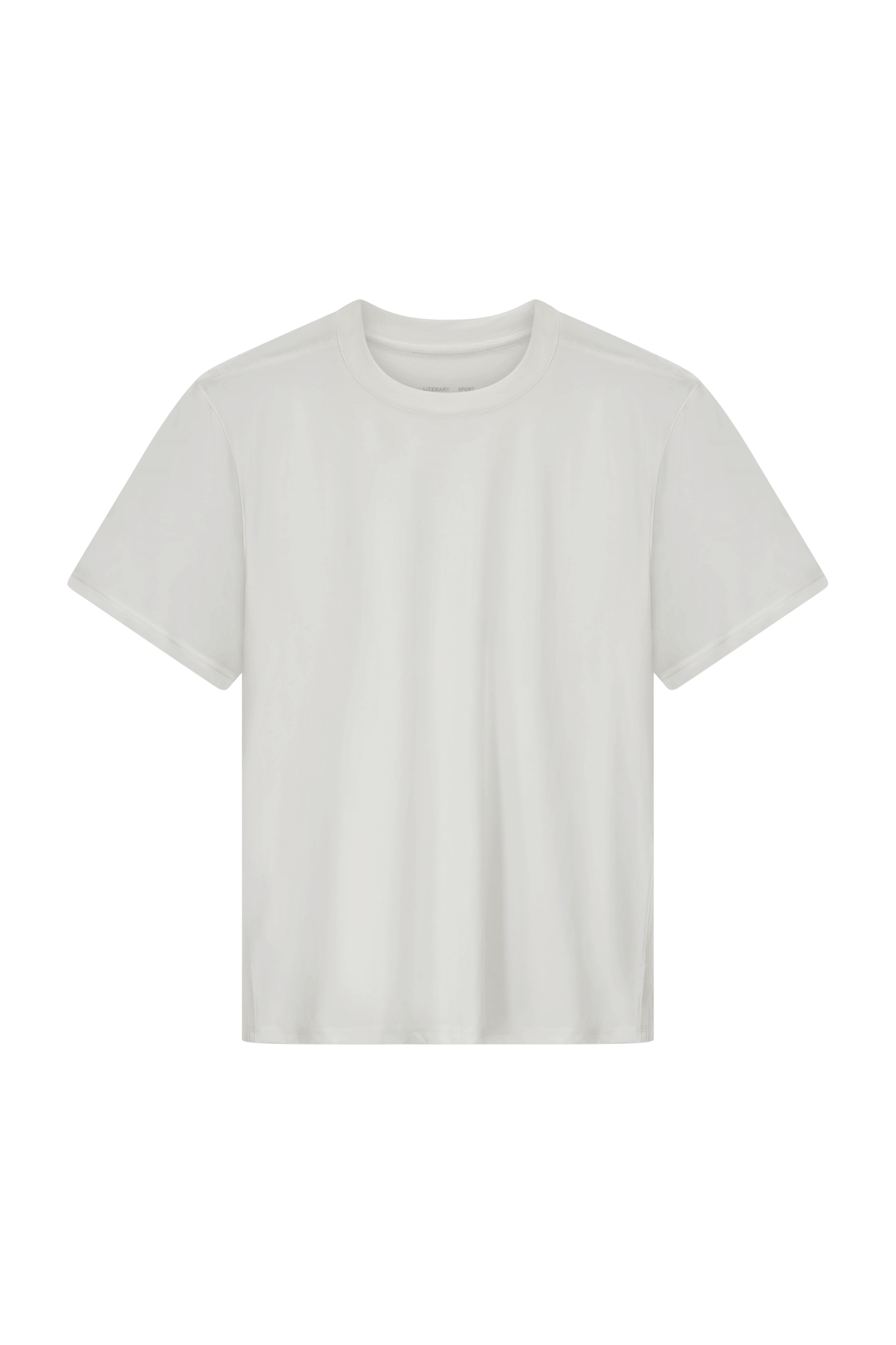 Literary Sport - Mens James Running T-Shirt in Lightweight Cotton - White