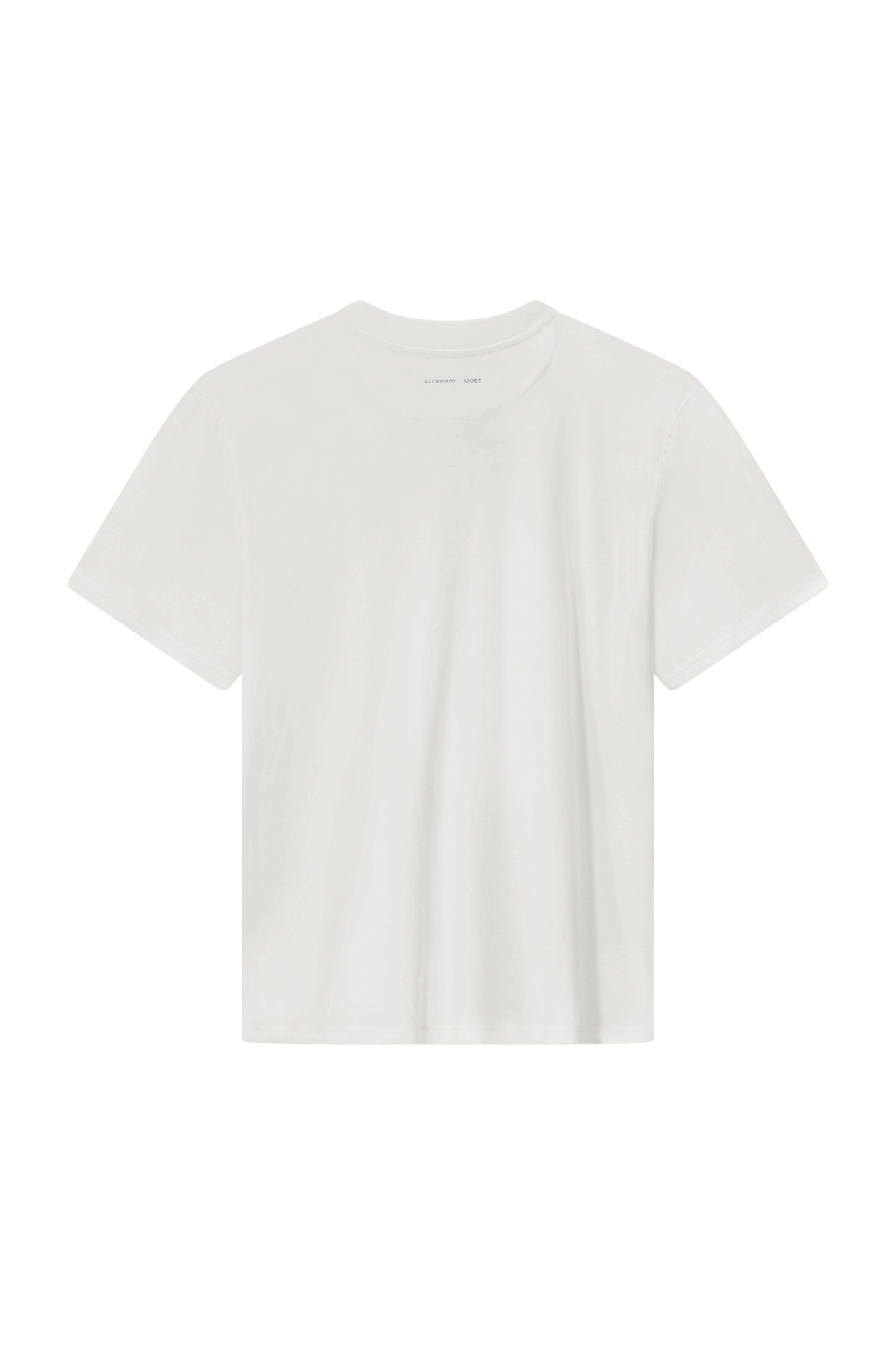Literary Sport - Mens James Running T-Shirt in Lightweight Cotton - White
