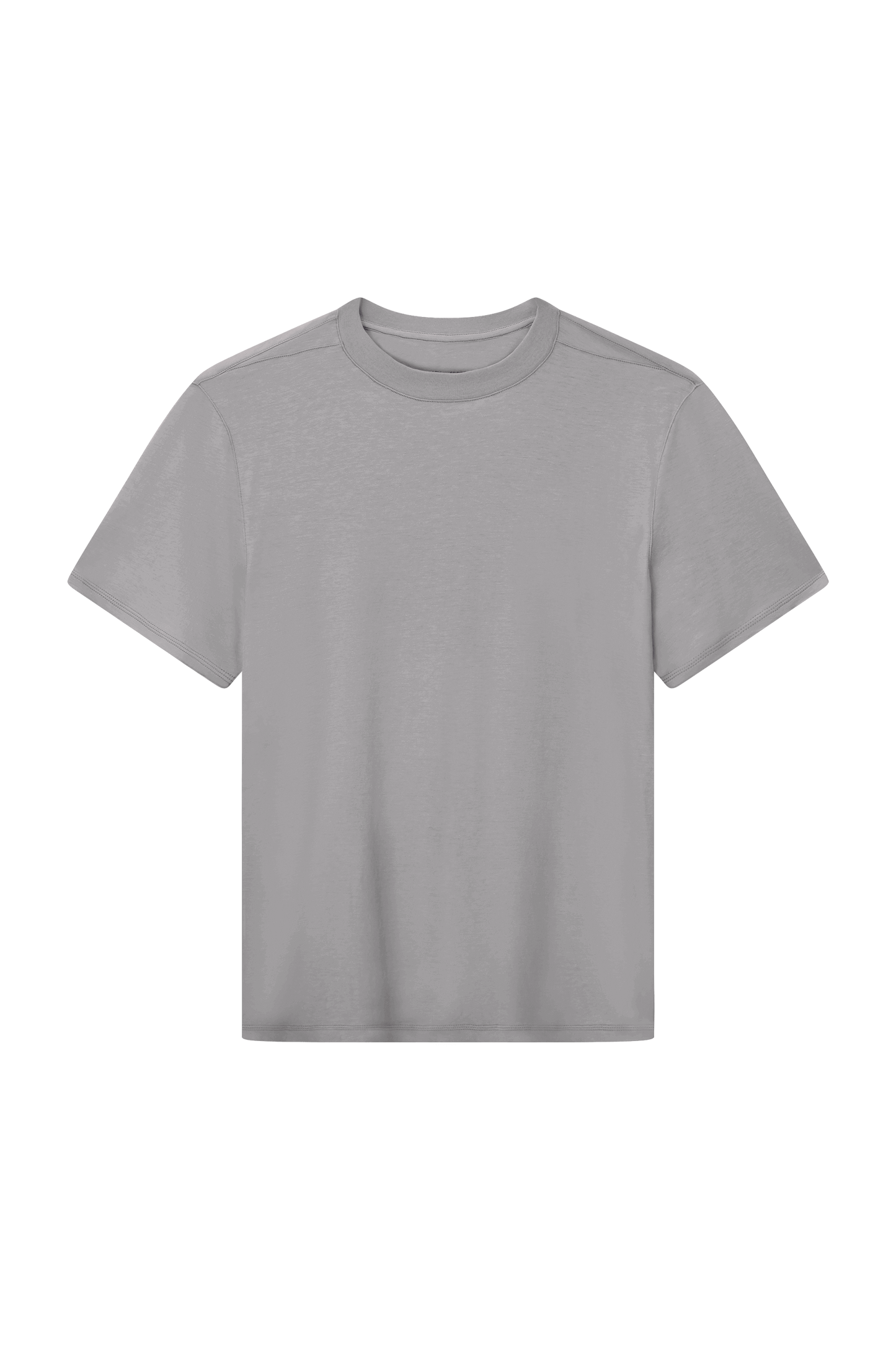 Literary Sport - Mens James Running T-Shirt in Lightweight Cotton - Steel Grey