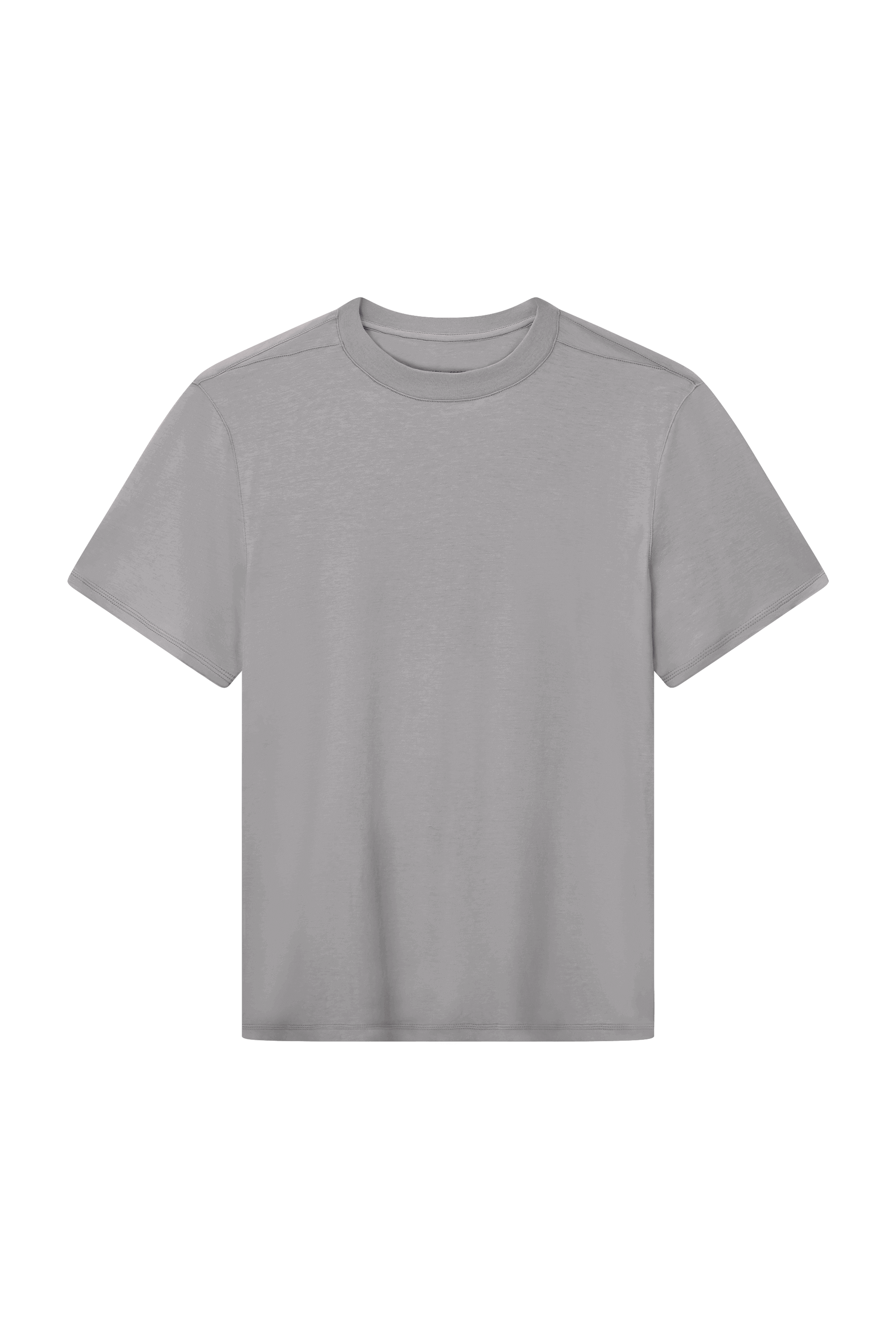 Literary Sport - Mens James Running T-Shirt in Lightweight Cotton - Steel Grey