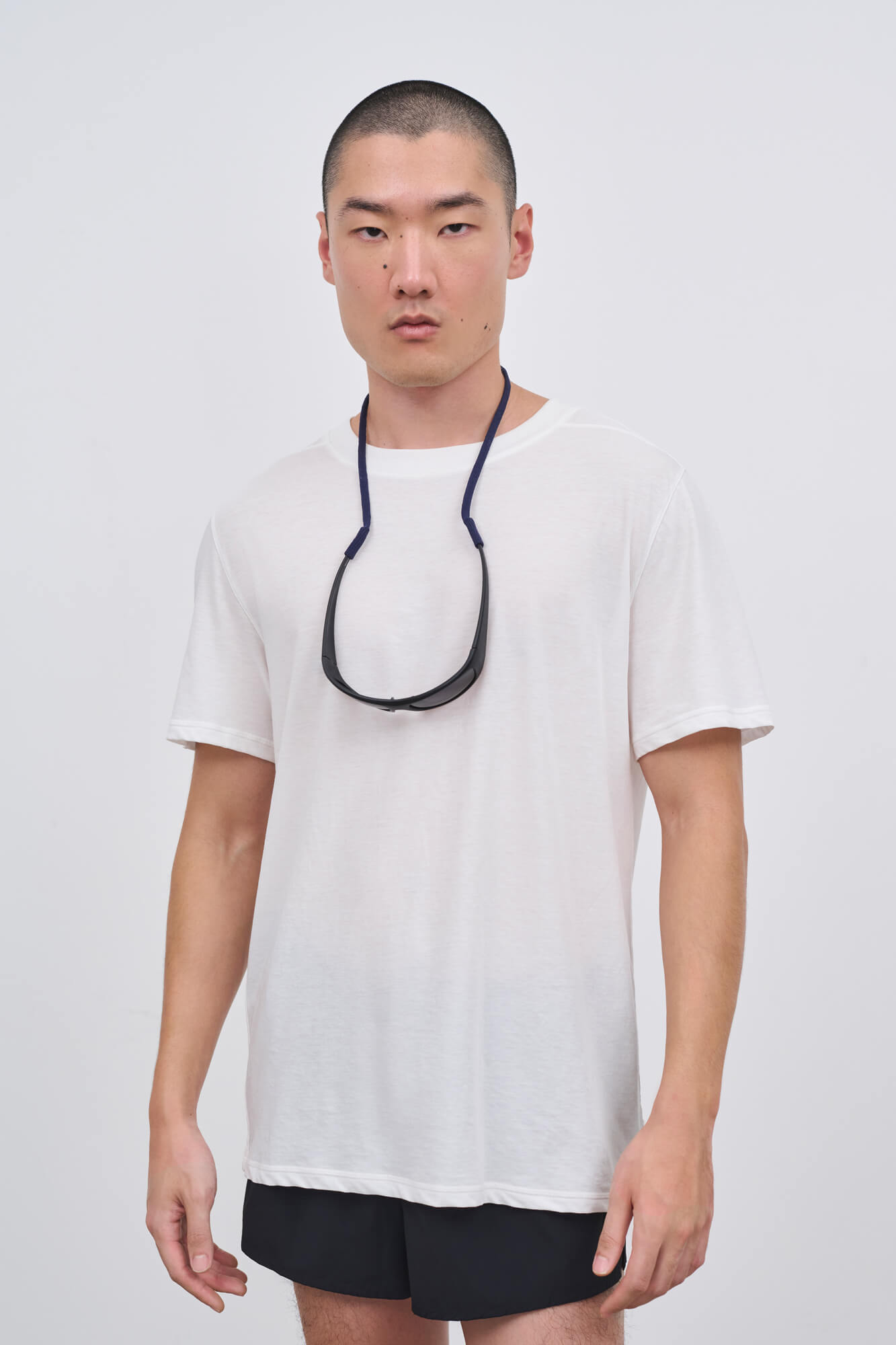Literary Sport - Mens James Running T-Shirt in Lightweight Cotton - White