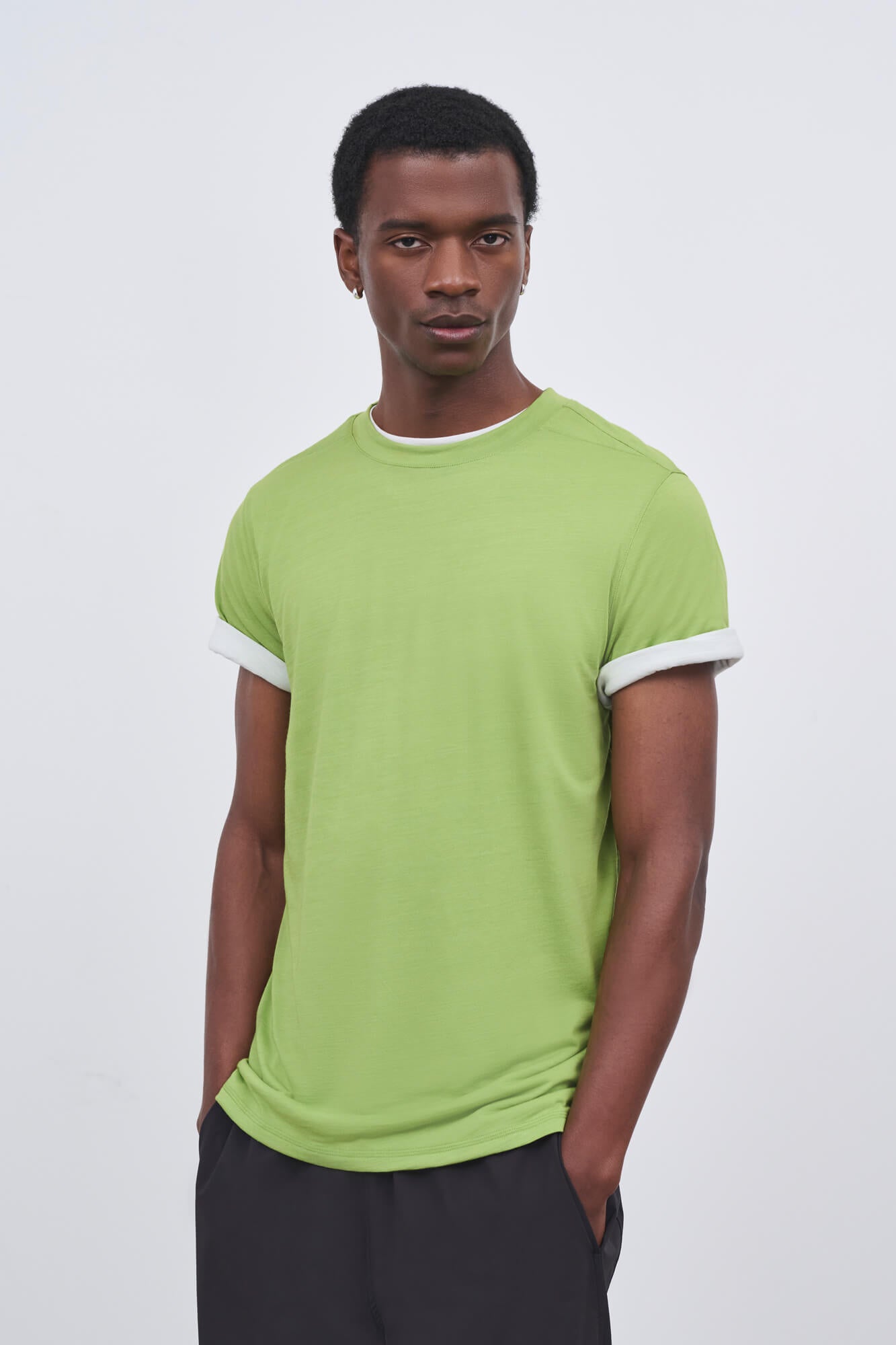 Literary Sport | James Mens Running T-Shirt - Verdant Green