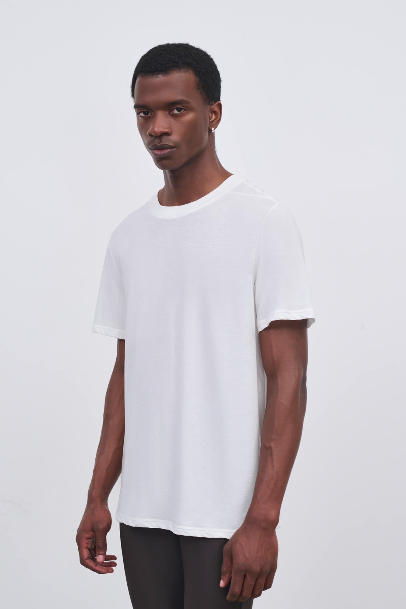 Literary Sport - Mens James Running T-Shirt in Lightweight Cotton - White