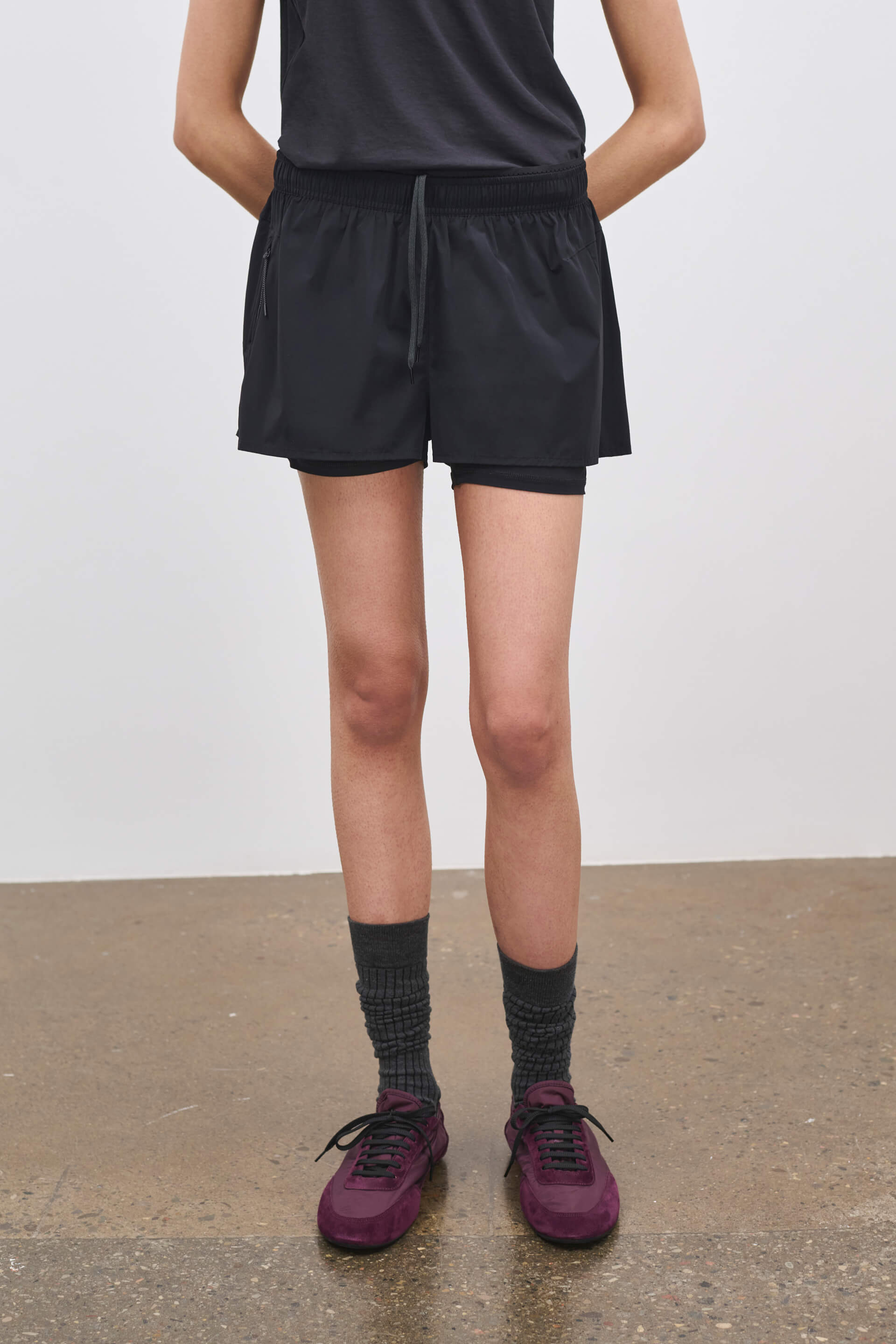 Literary Sport | Womens Joni Run Short in Forma in Black
