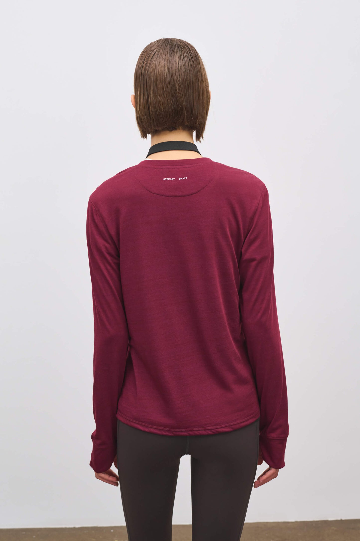 Literary Sport | Joy Womens Long Sleeve Burgundy